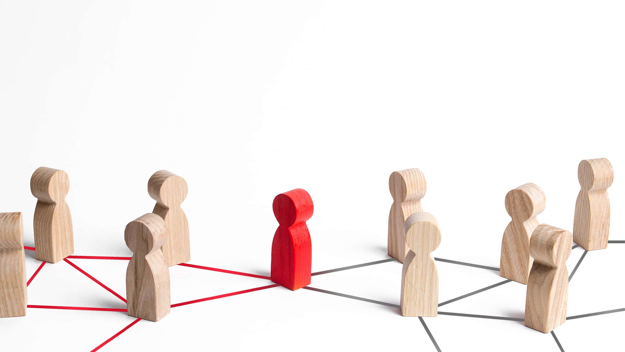 People's communication network is connected through one person. Mediator and pick. Obstruction of whole system and bureaucratic obstacles. Weak link, failure to complete the task. Responsible leader