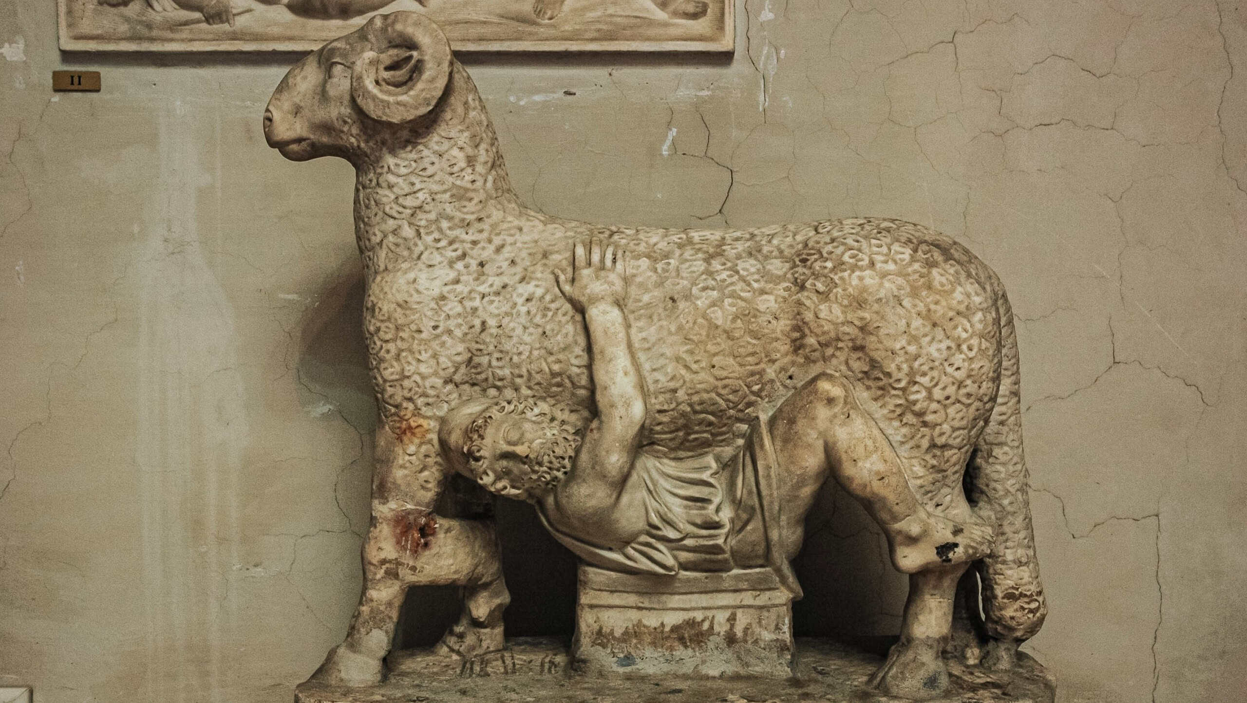 Rome, Italy, August 20, 2008: Odysseus sculpture. Doria-Pamphili Palace