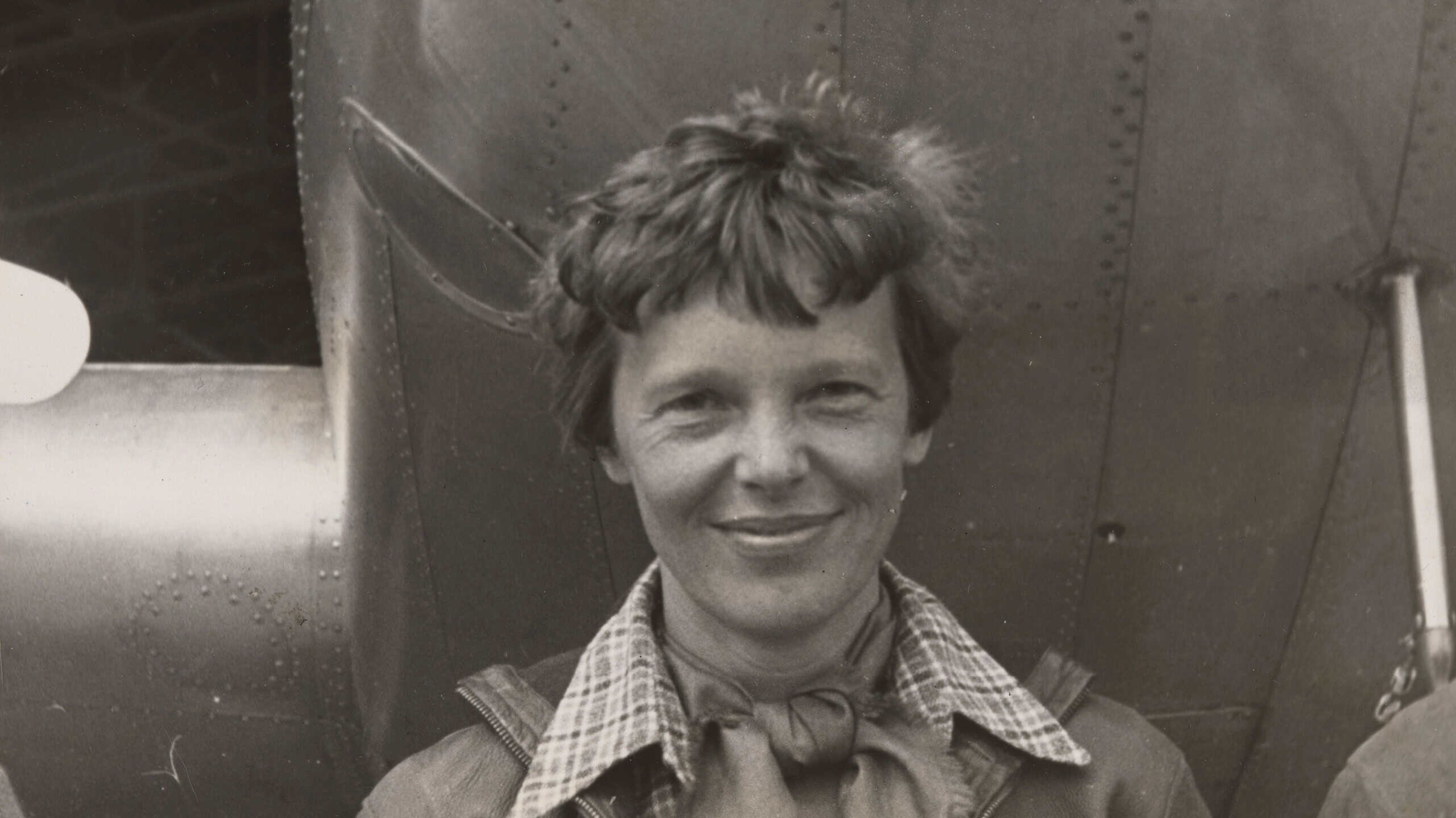Amelia Earhart. Vintage art photo. Vintage analog photography. Old photograph art.