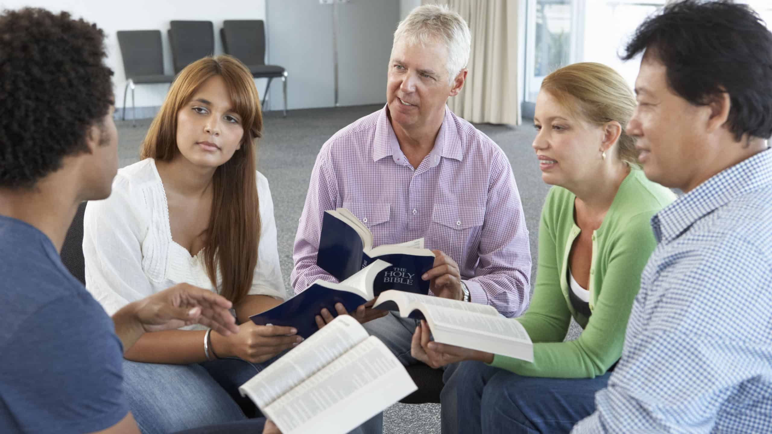 Meeting Of Bible Study Group