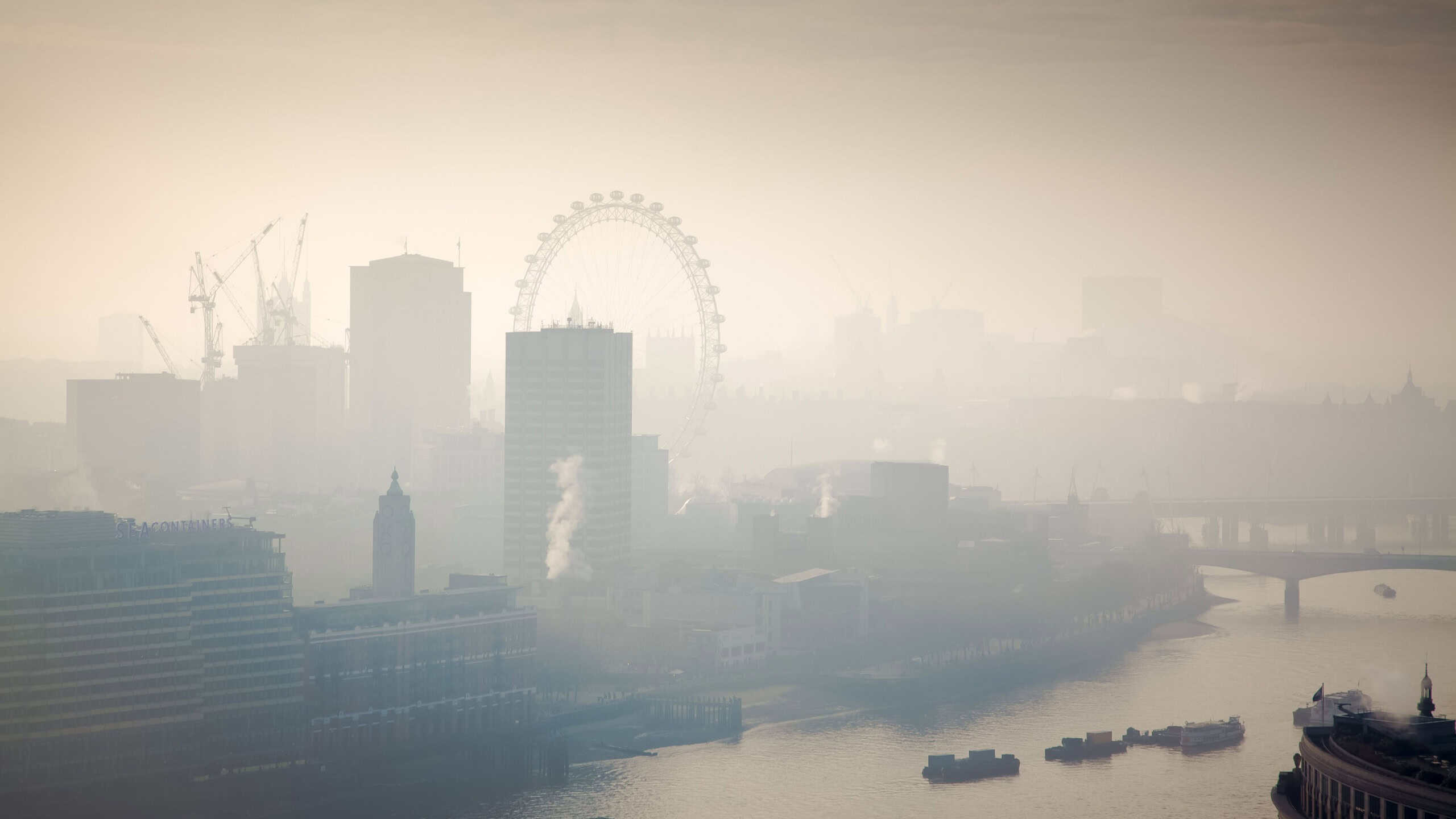 Rooftop view over London
