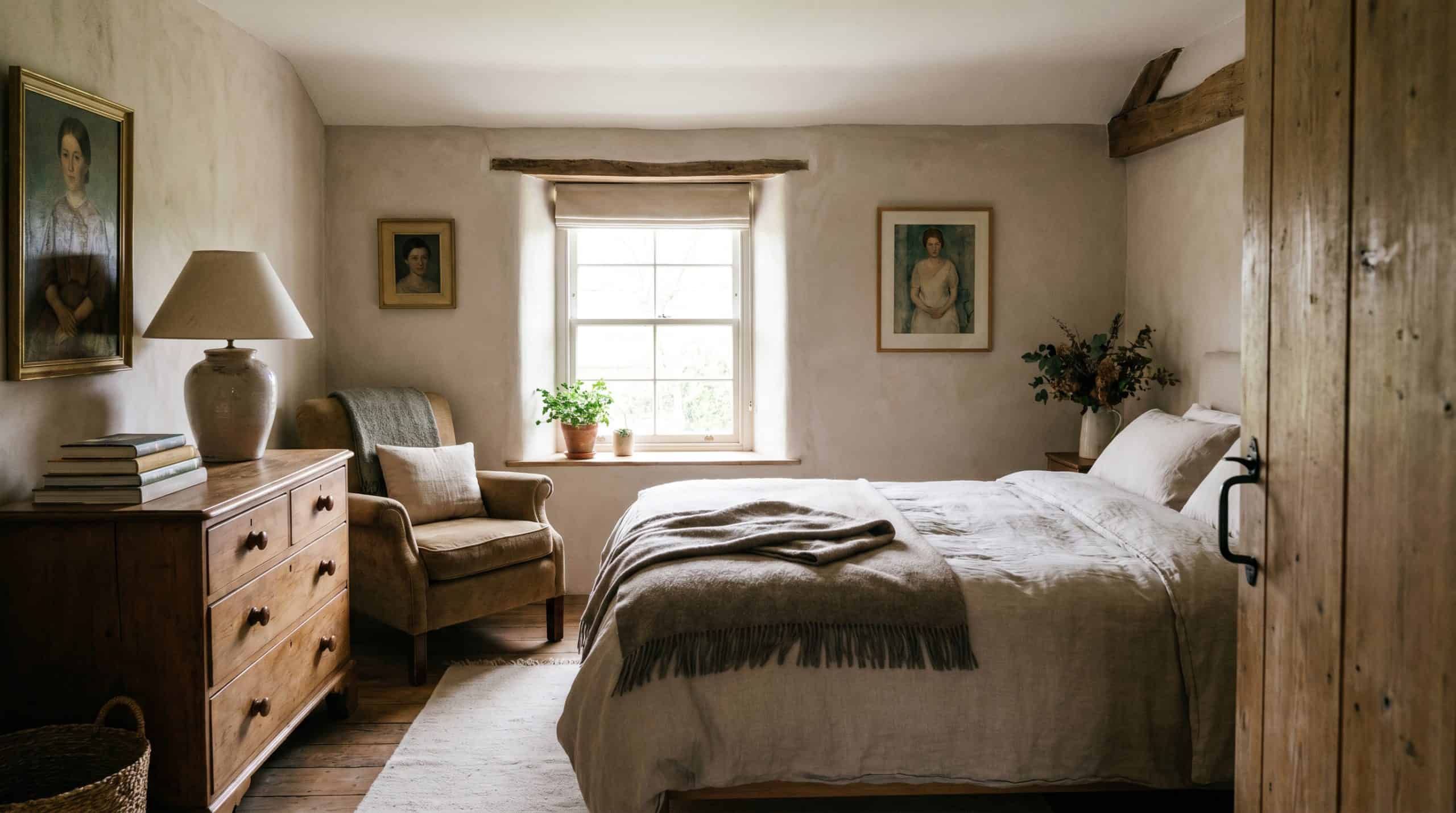 A separate guest bedroom