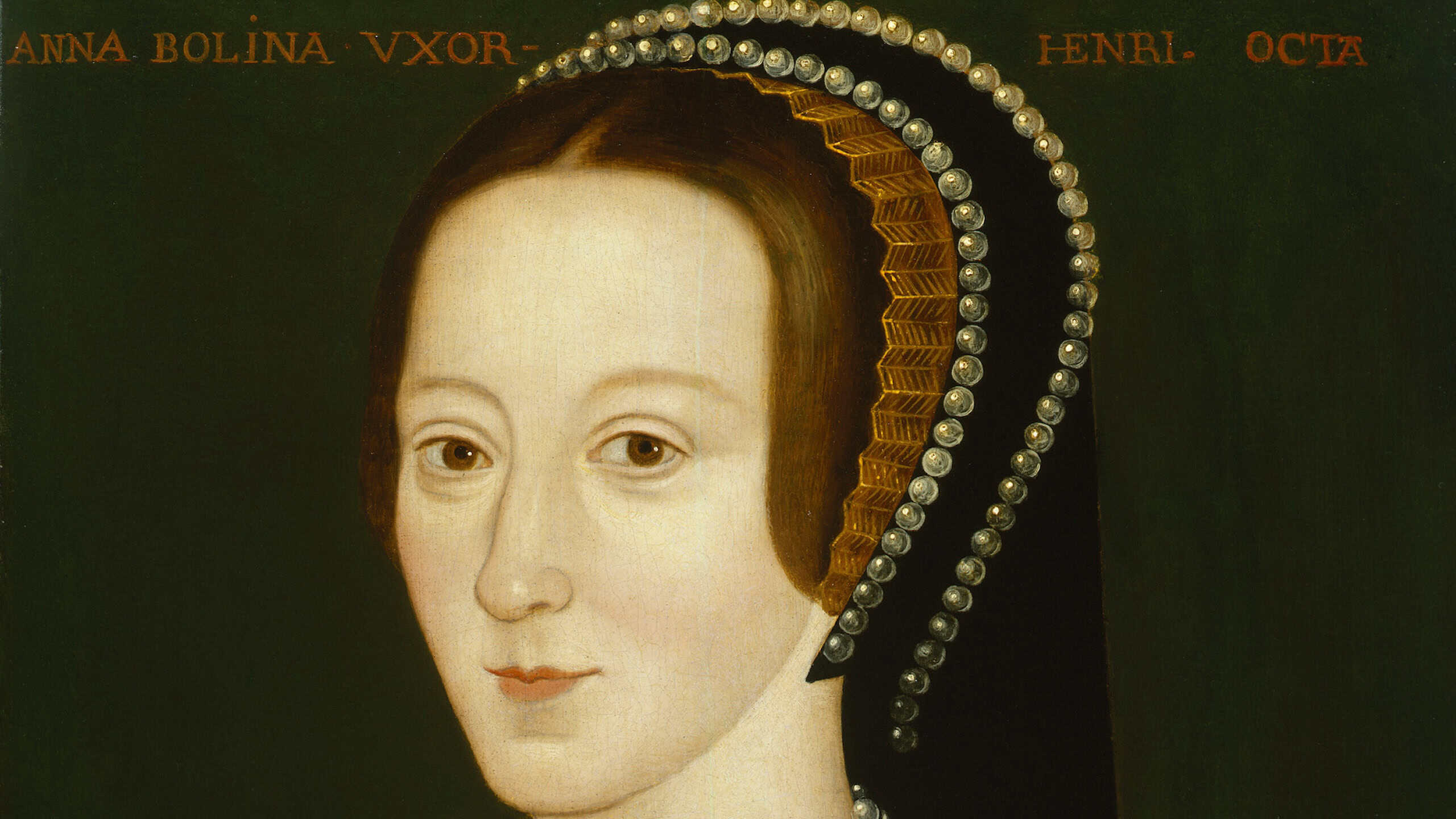 Portrait of Anne Boleyn, probably based on a contemporary portrait which no longer survives.