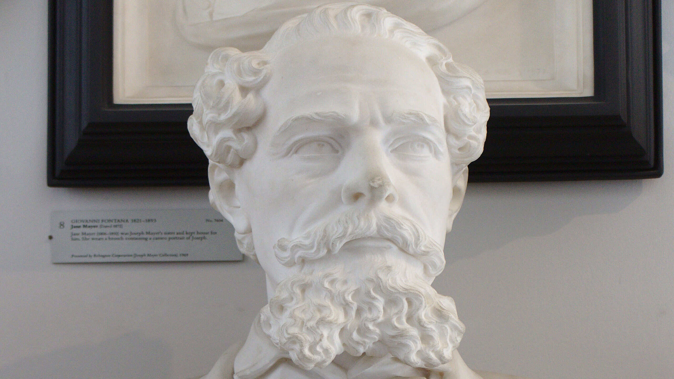 Bust of Charles Dickens by Giovanni Fontana