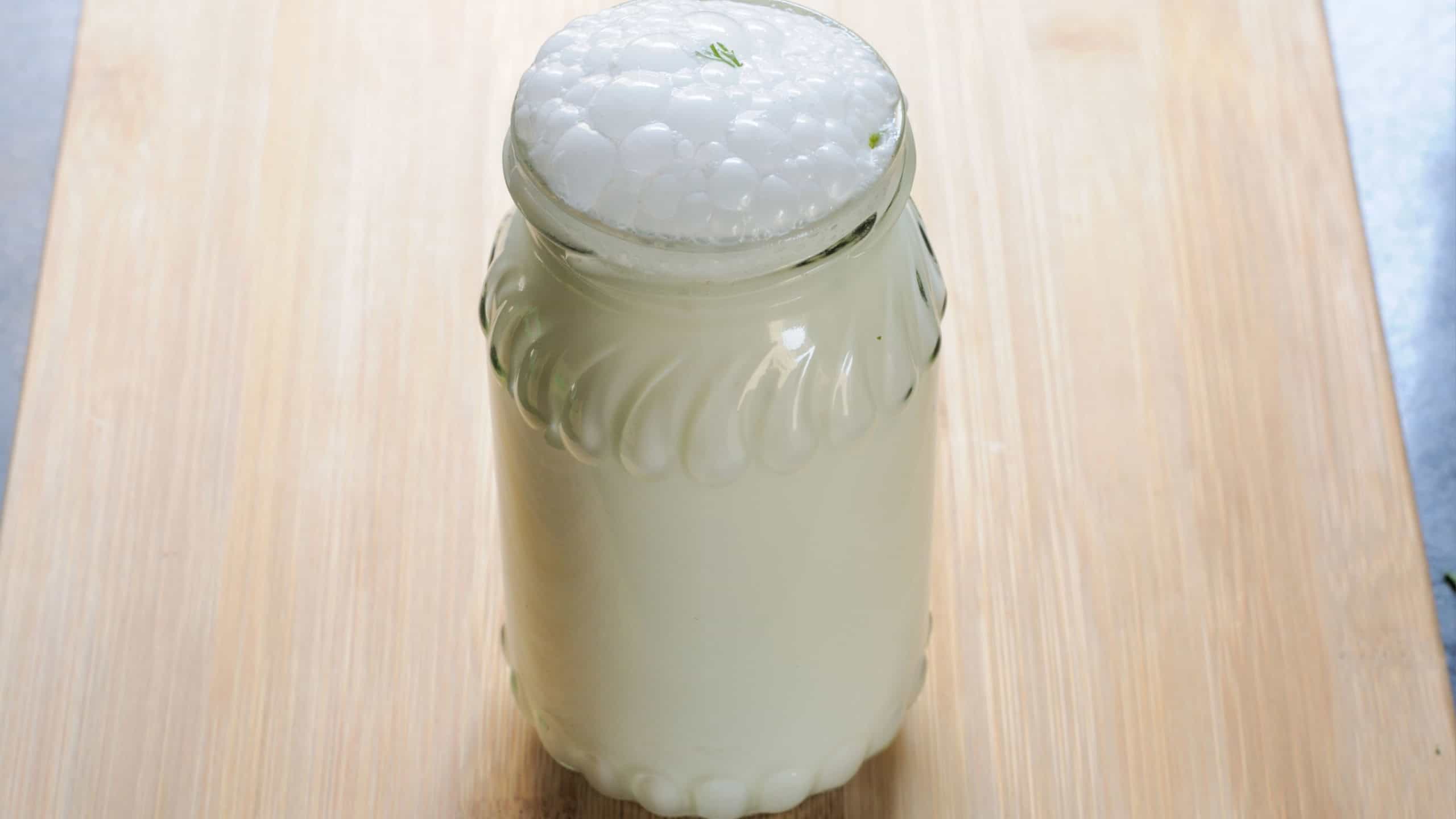 Buttermilk or chaas made of curd