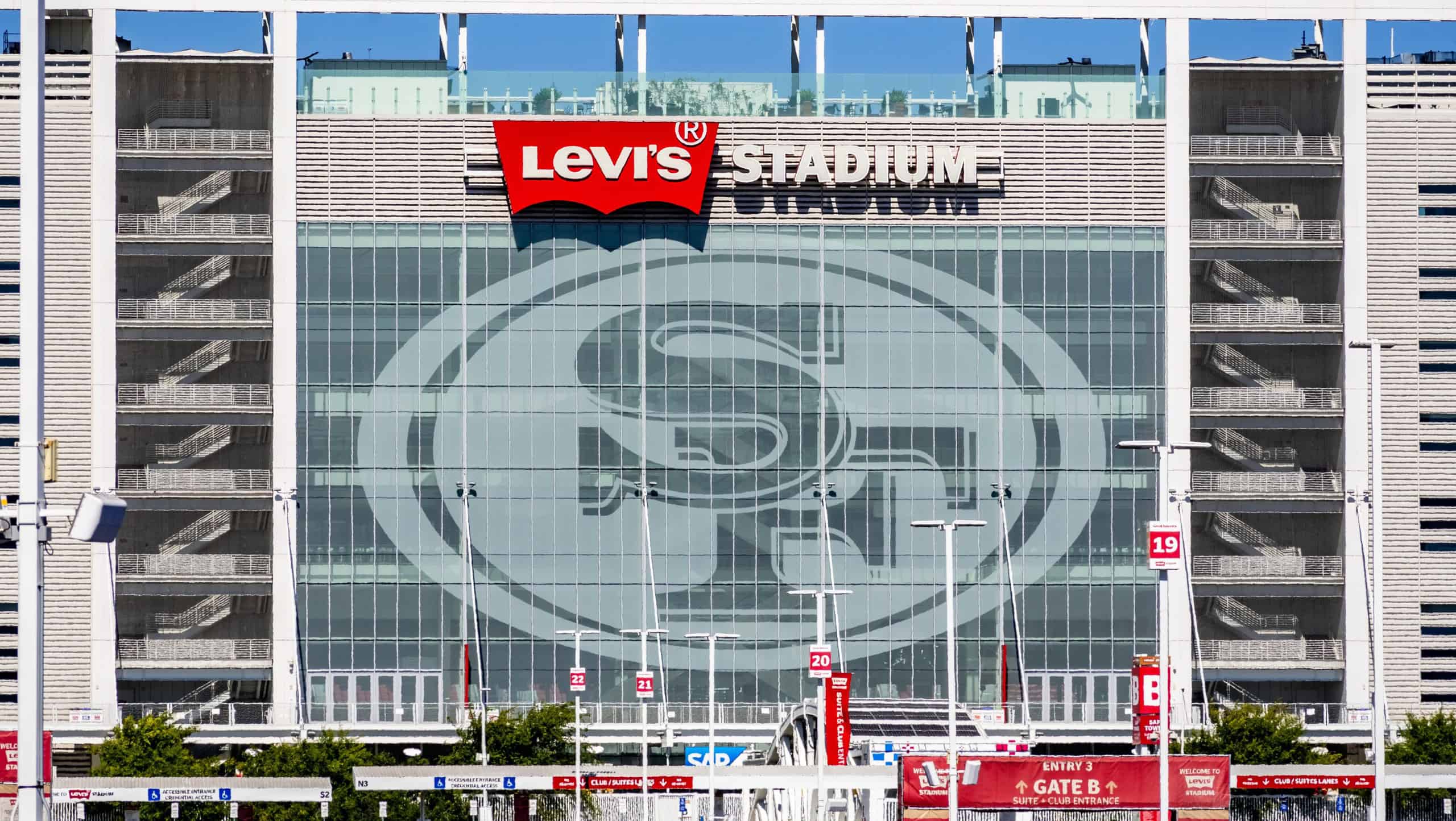 August 1, 2019 Santa Clara / CA / USA - Levi's Stadium, the New Home Of The San Francisco 49ers of the National Football League; Silicon Valley;