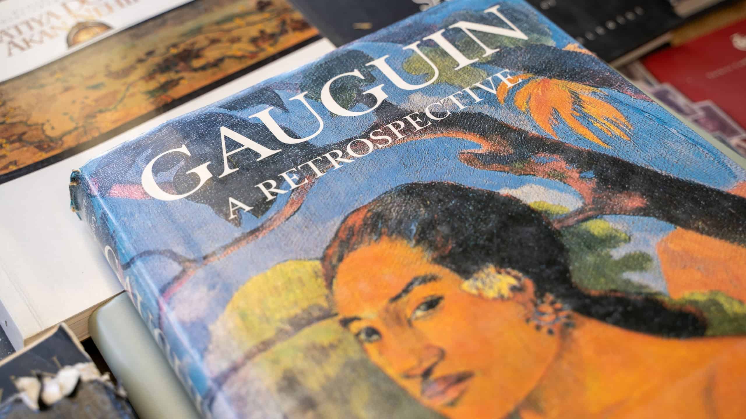 Gauguin a Retrospective book at the flea market.