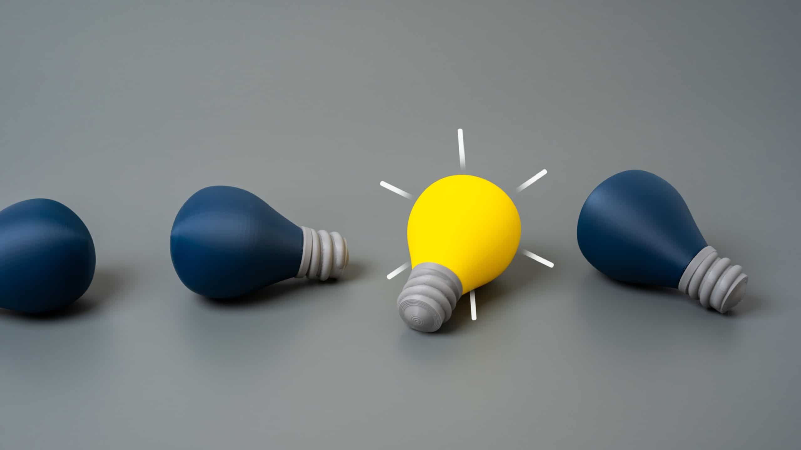 Brilliant idea. Originality of thinking. Valuable innovation. Recognition of uniqueness. Energy of creativity. Discovery of new perspectives.