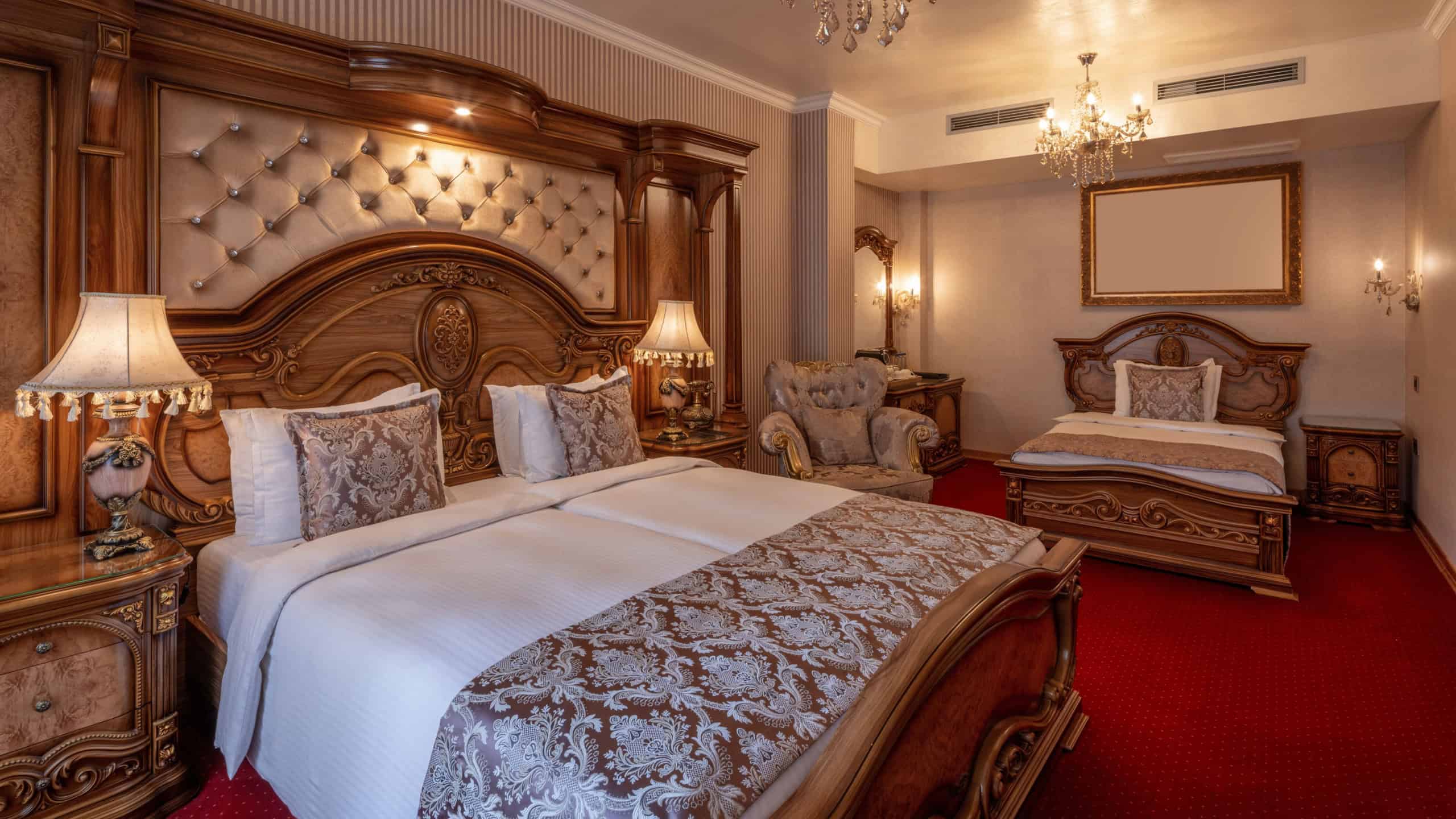 Luxury bedroom full suite furniture