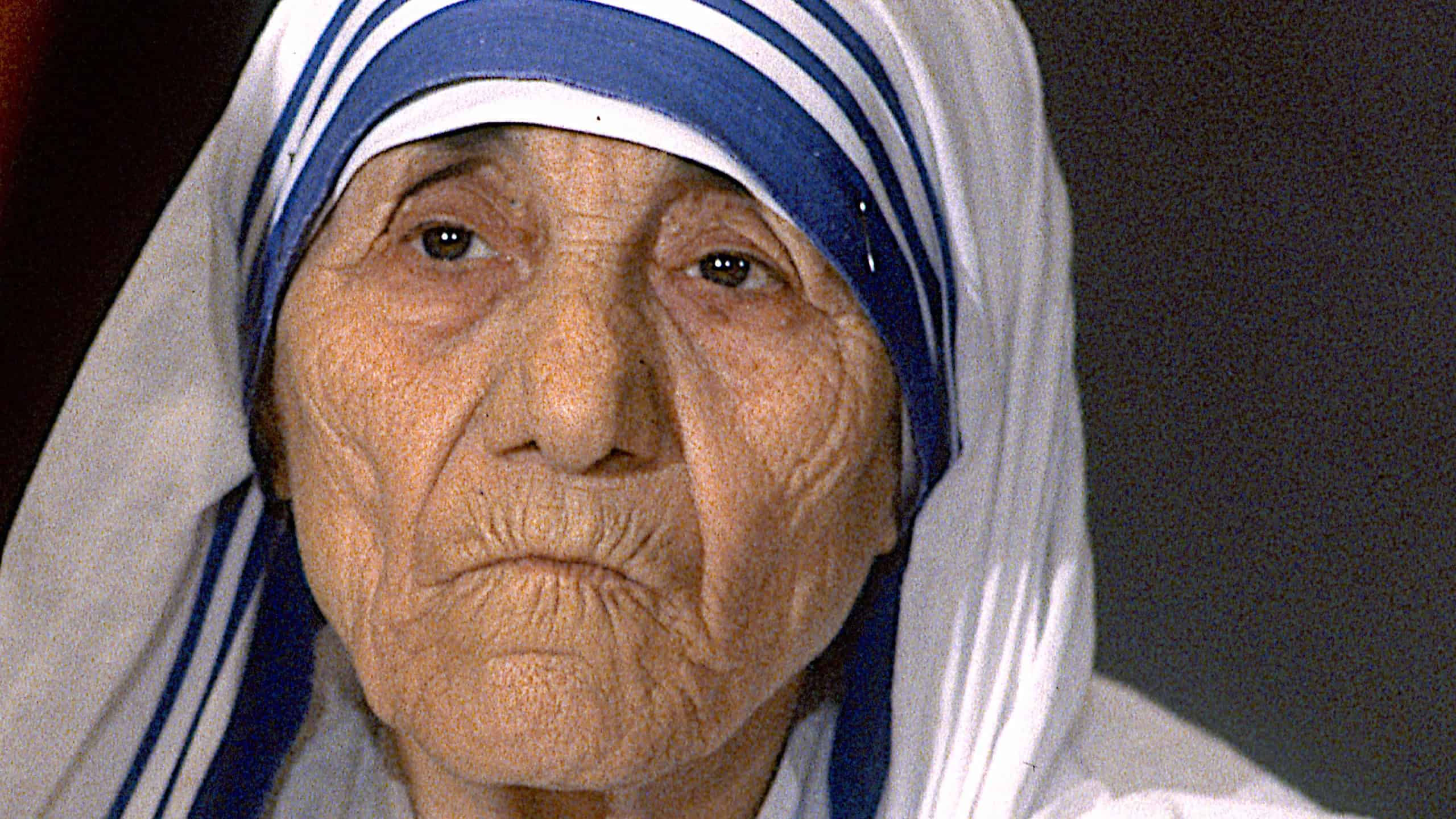 Mother Teresa addresses the National Council for International Health meeting in Washington DC.