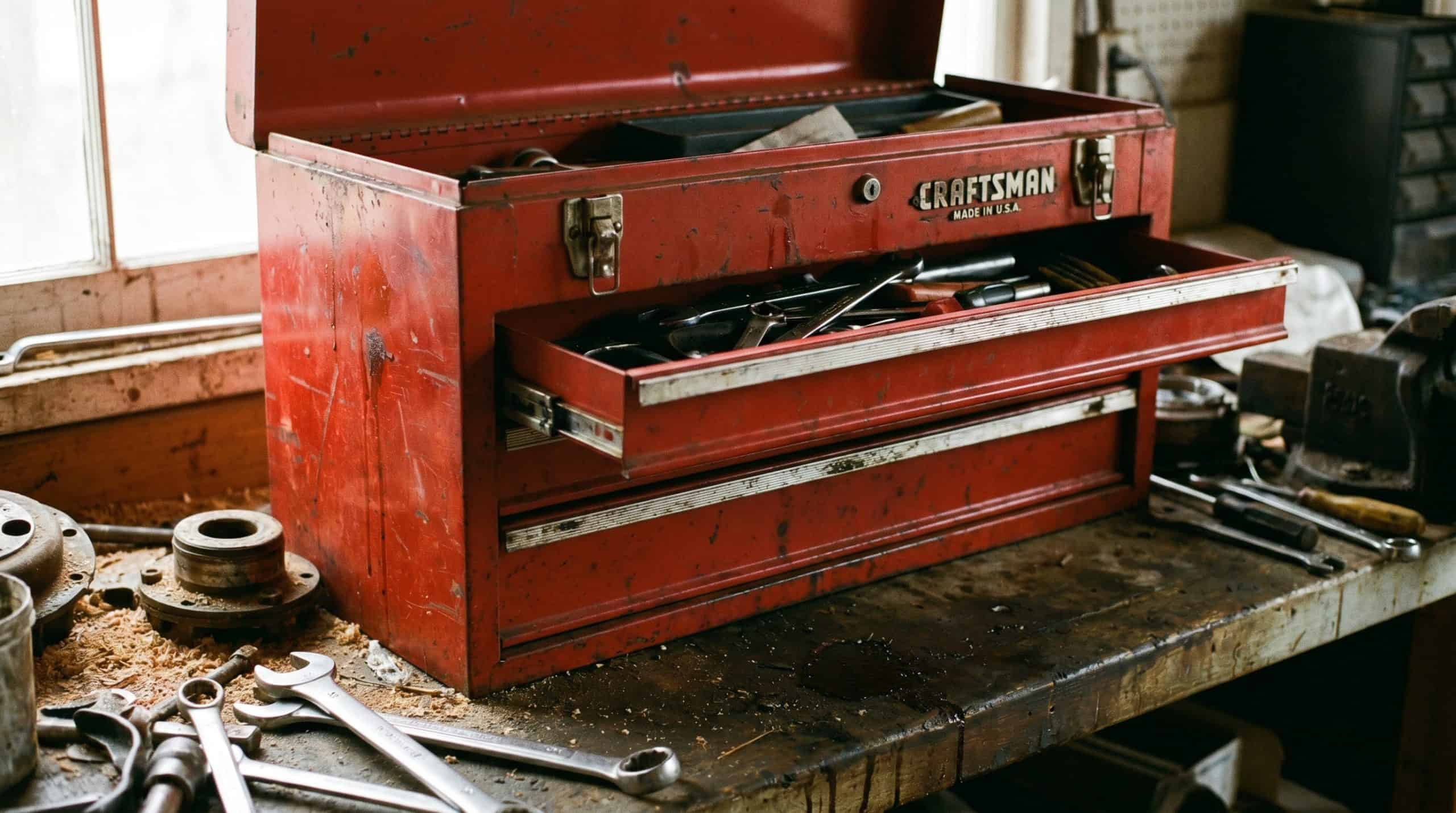 Red Craftsmen Toolbox