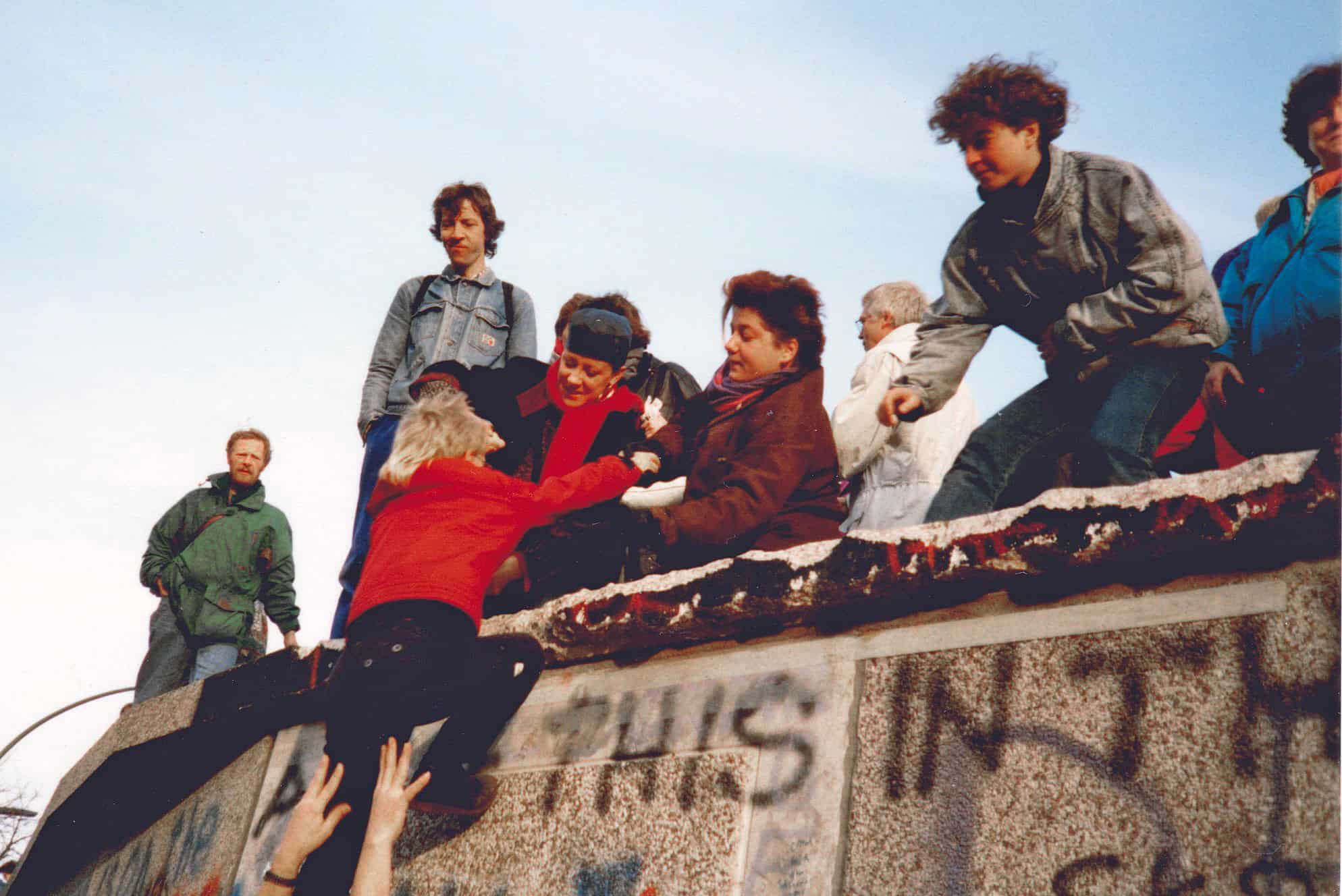 Lifting of the Berlin wall