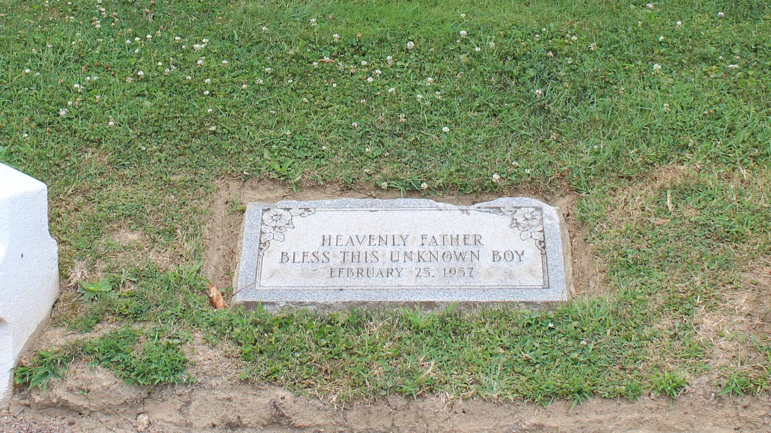 Boy in the Box Grave at Ivy Hill Cemetery in Philadelphia