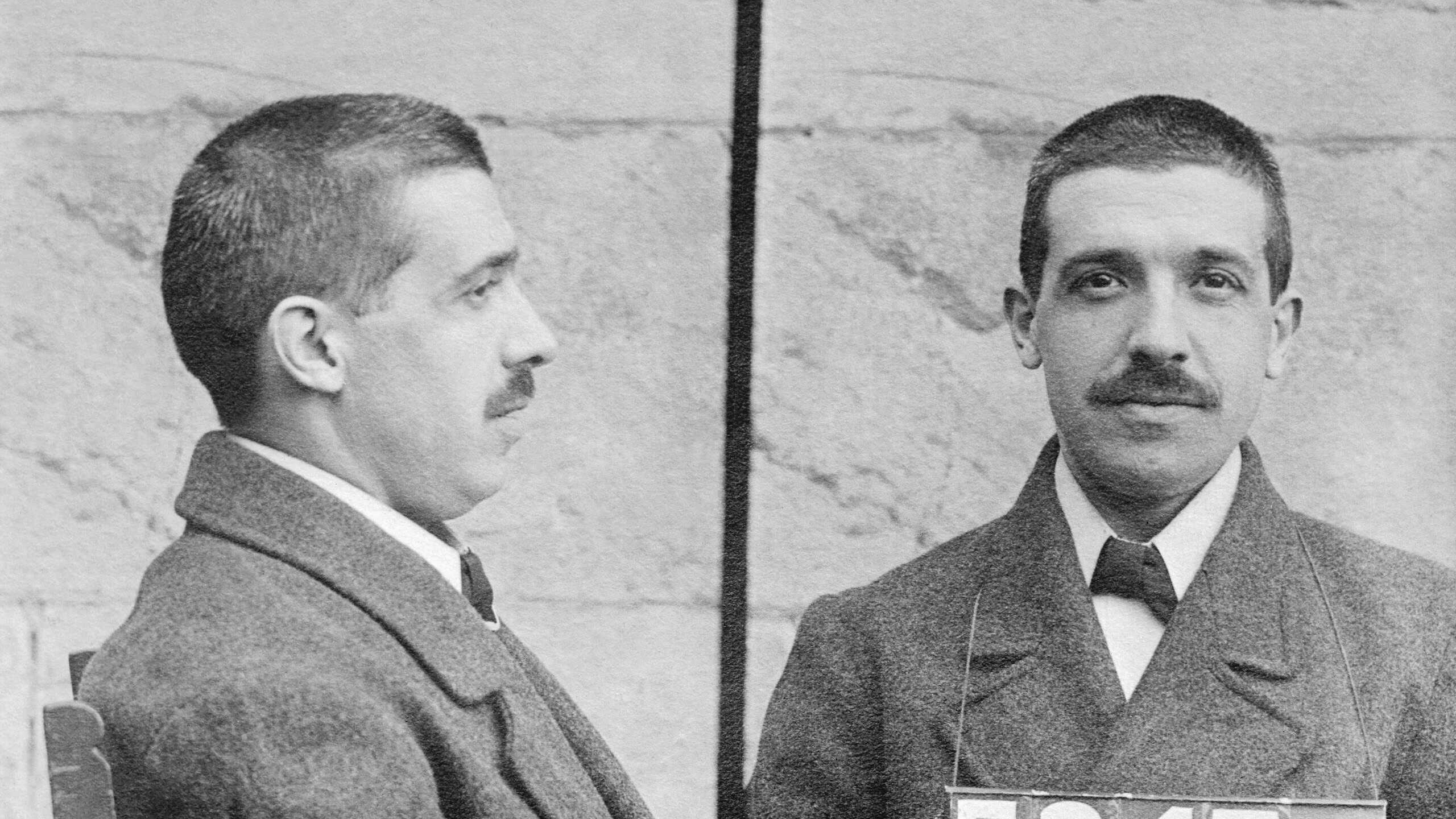 Charles Ponzi mug shot