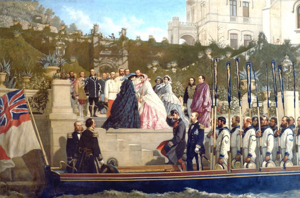Dell'Acqua_Arrival_of_Empress_Elisabeth_in_Miramare