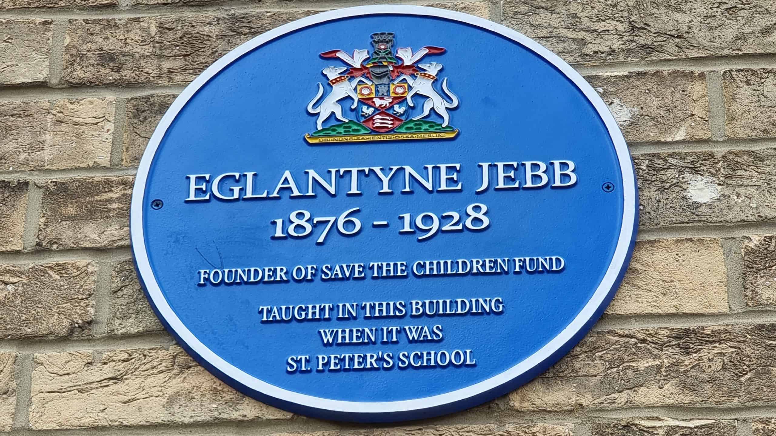 Eglantyne Jebb plaque