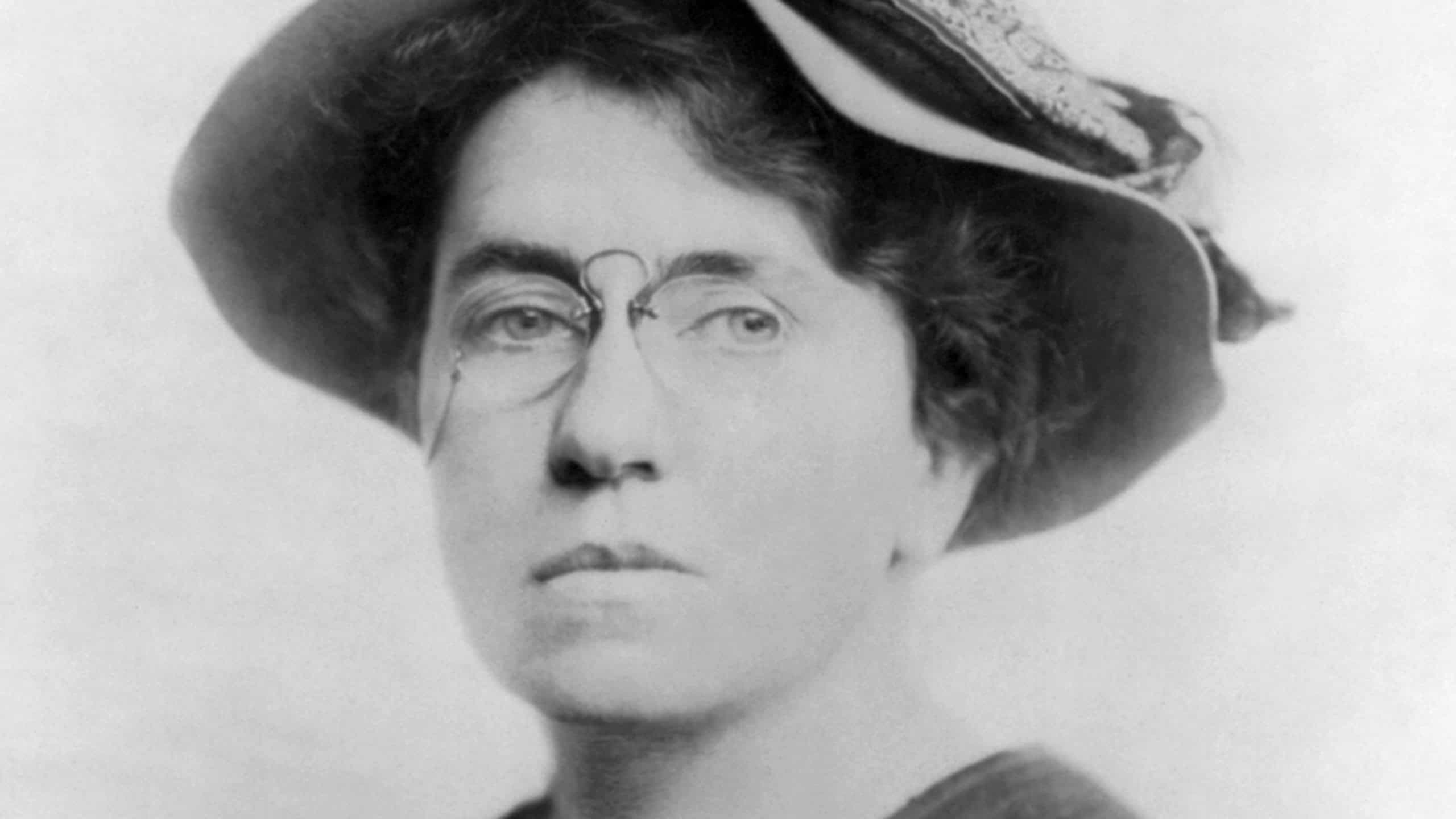 Emma Goldman, bust from "Anarchism and other essays". Photomechanical print.