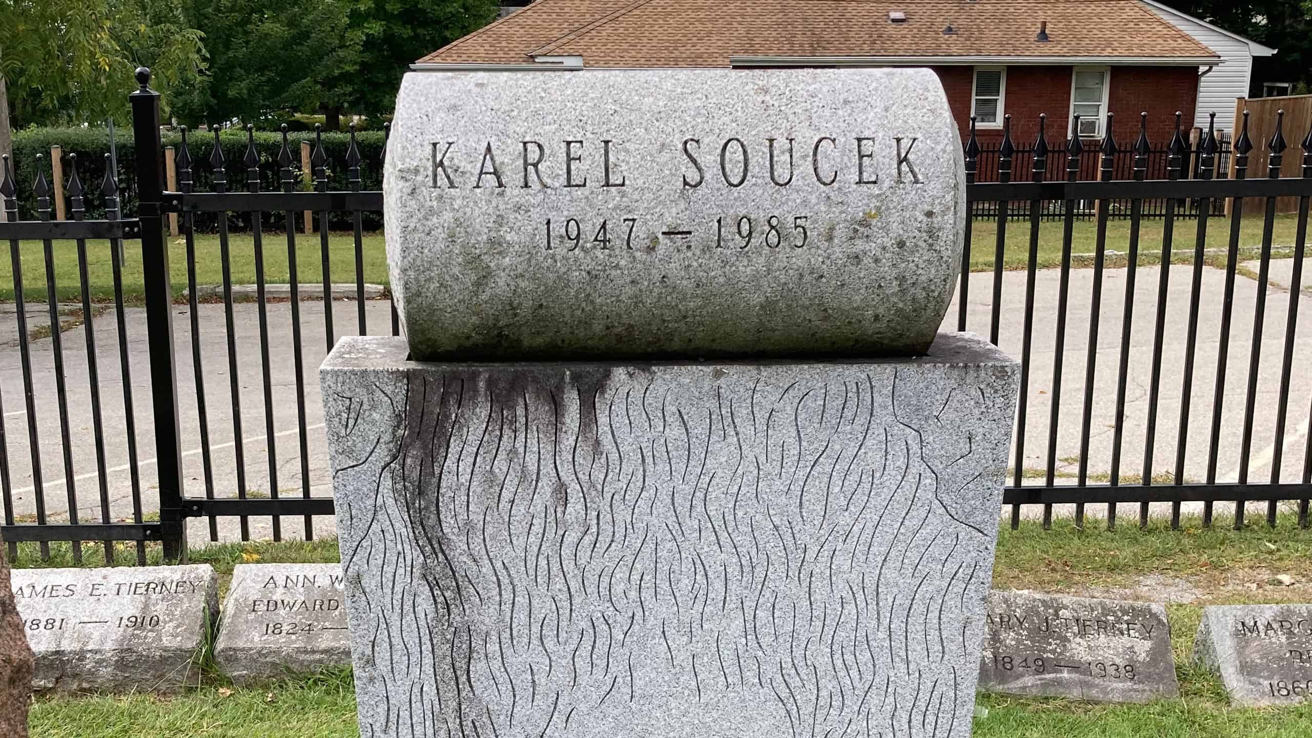 Grave of Karel Soucek