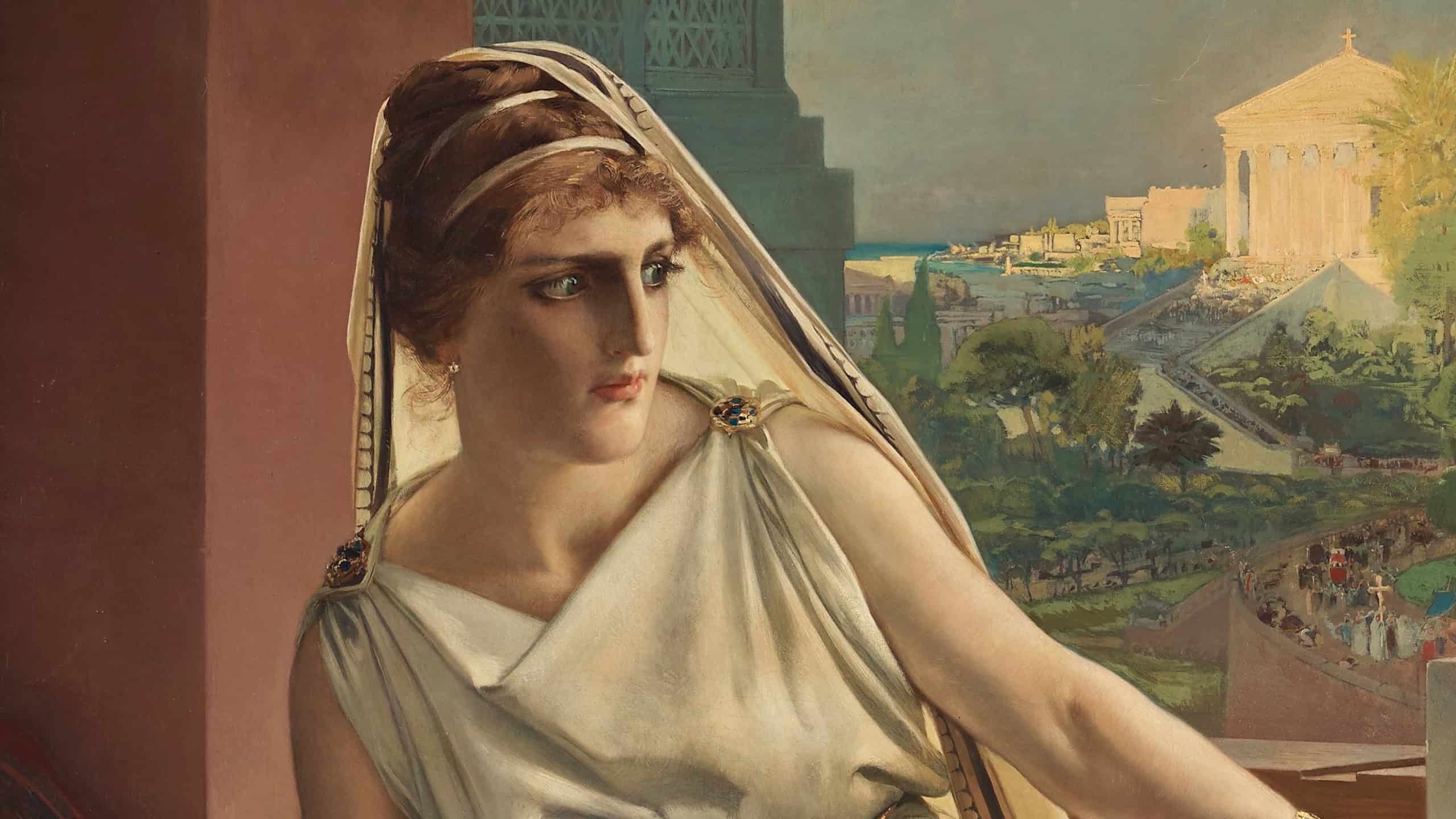 Hypatia by Julius Kronber