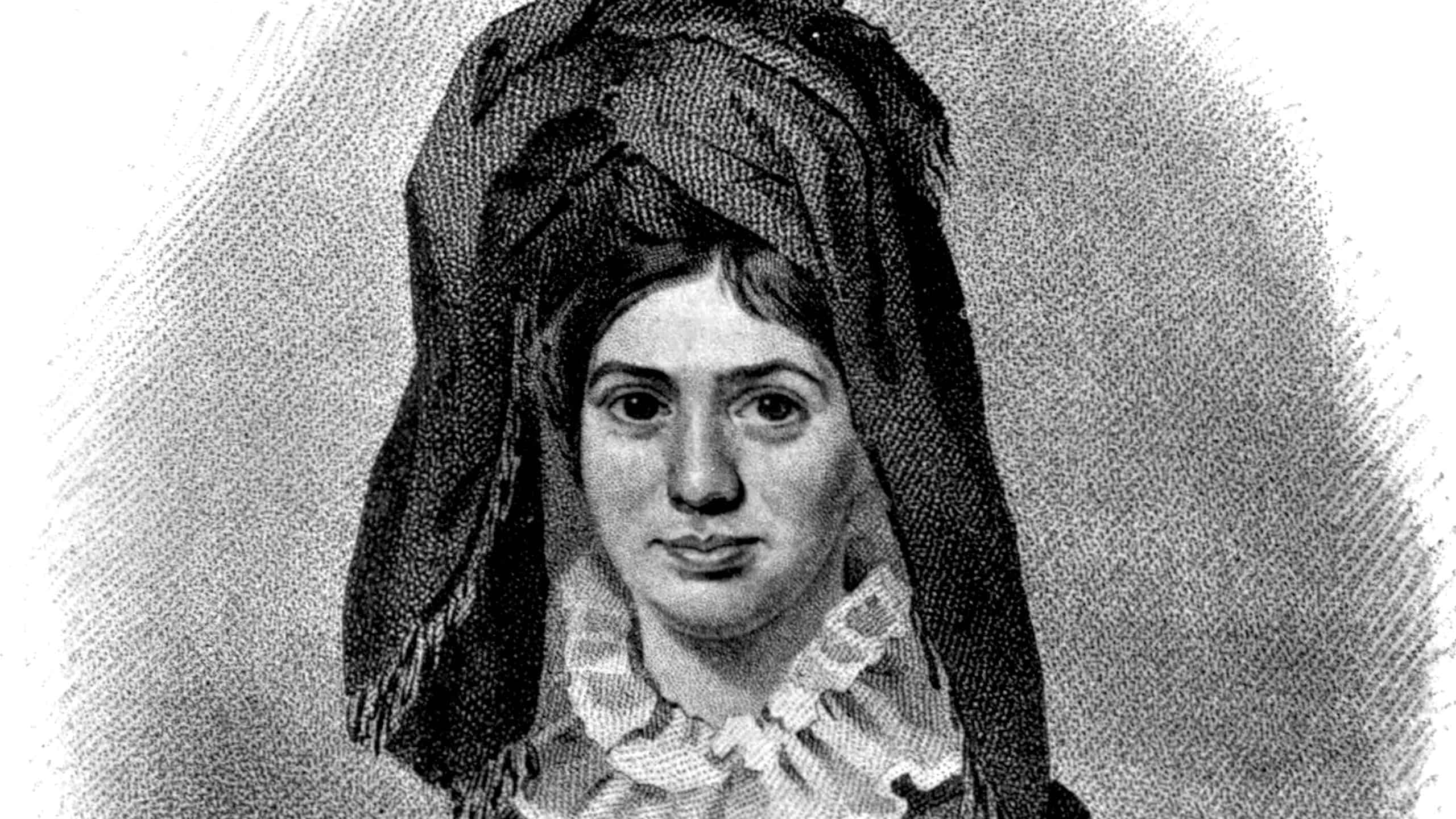 Princess Caraboo, an image from a book Devonshire characters and strange events by S. Baring-Gould (1908)