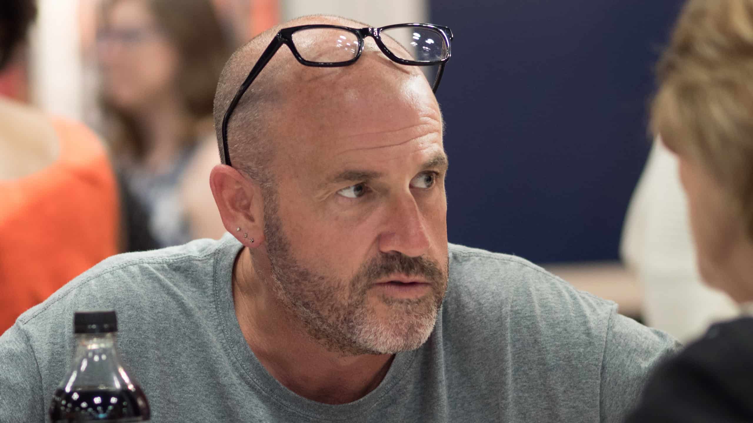 James Frey BookExpo America 2018 at the Javits Convention Center in New York City.
