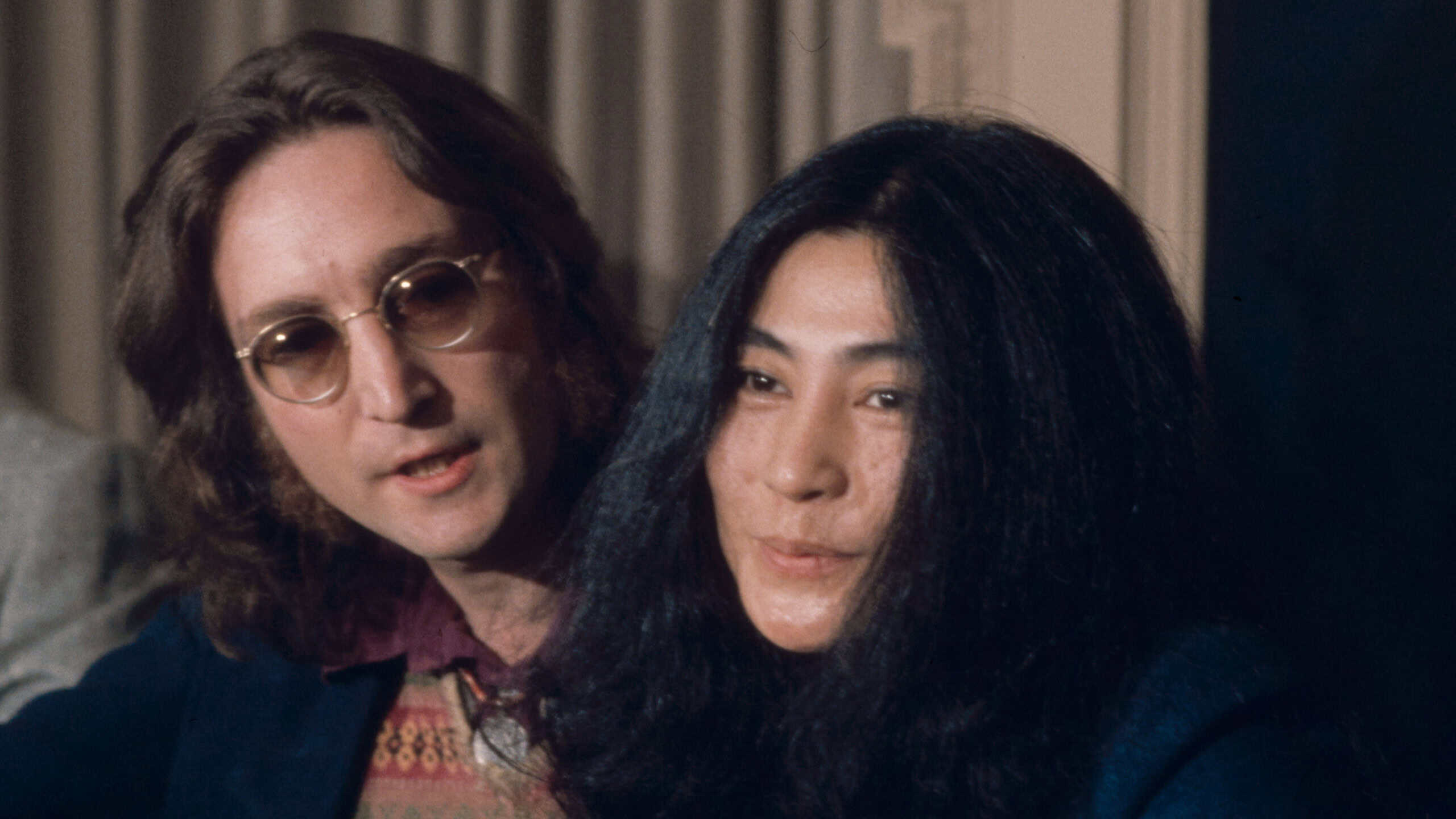 John Lennon and Yoko Ono in 1973
