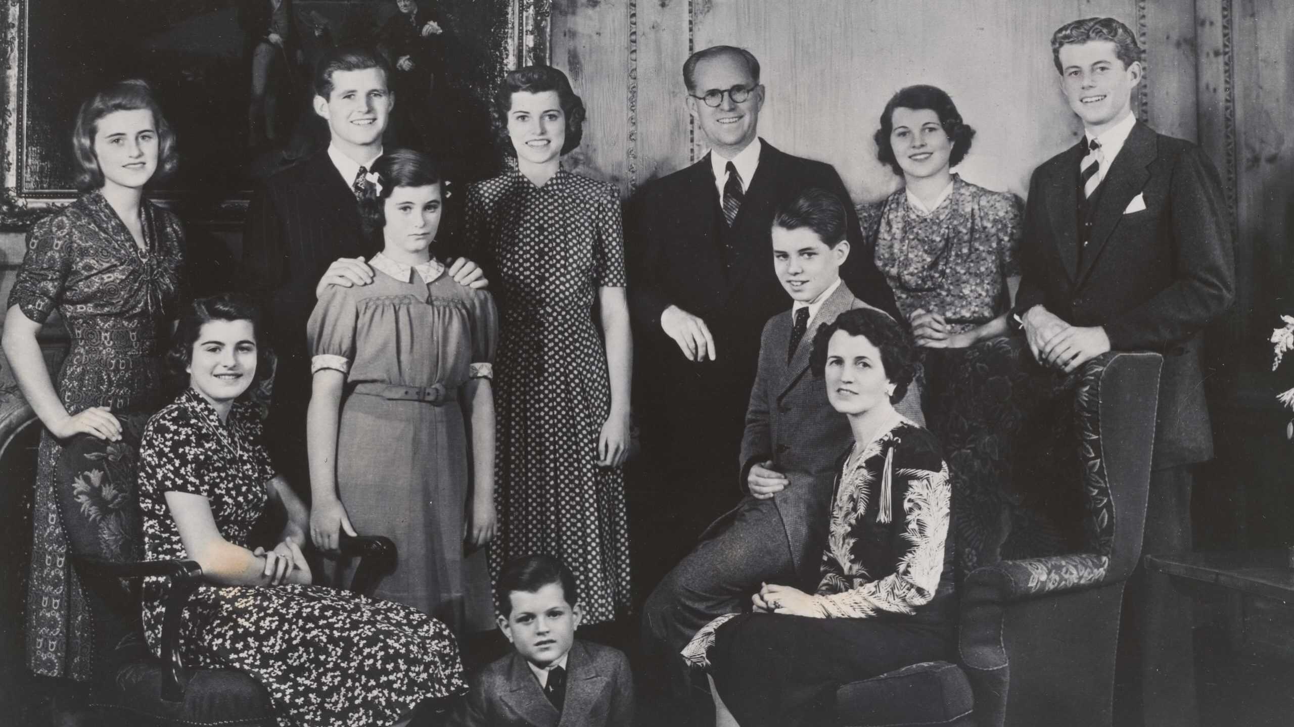 Kennedy family portrait photograph