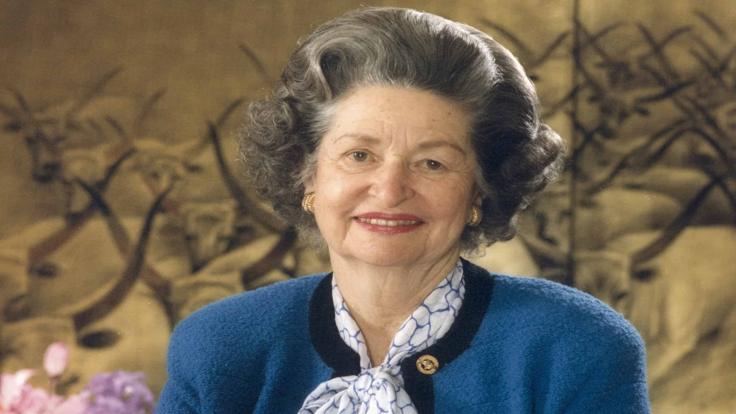 Lady Bird Johnson 1987 (cropped)