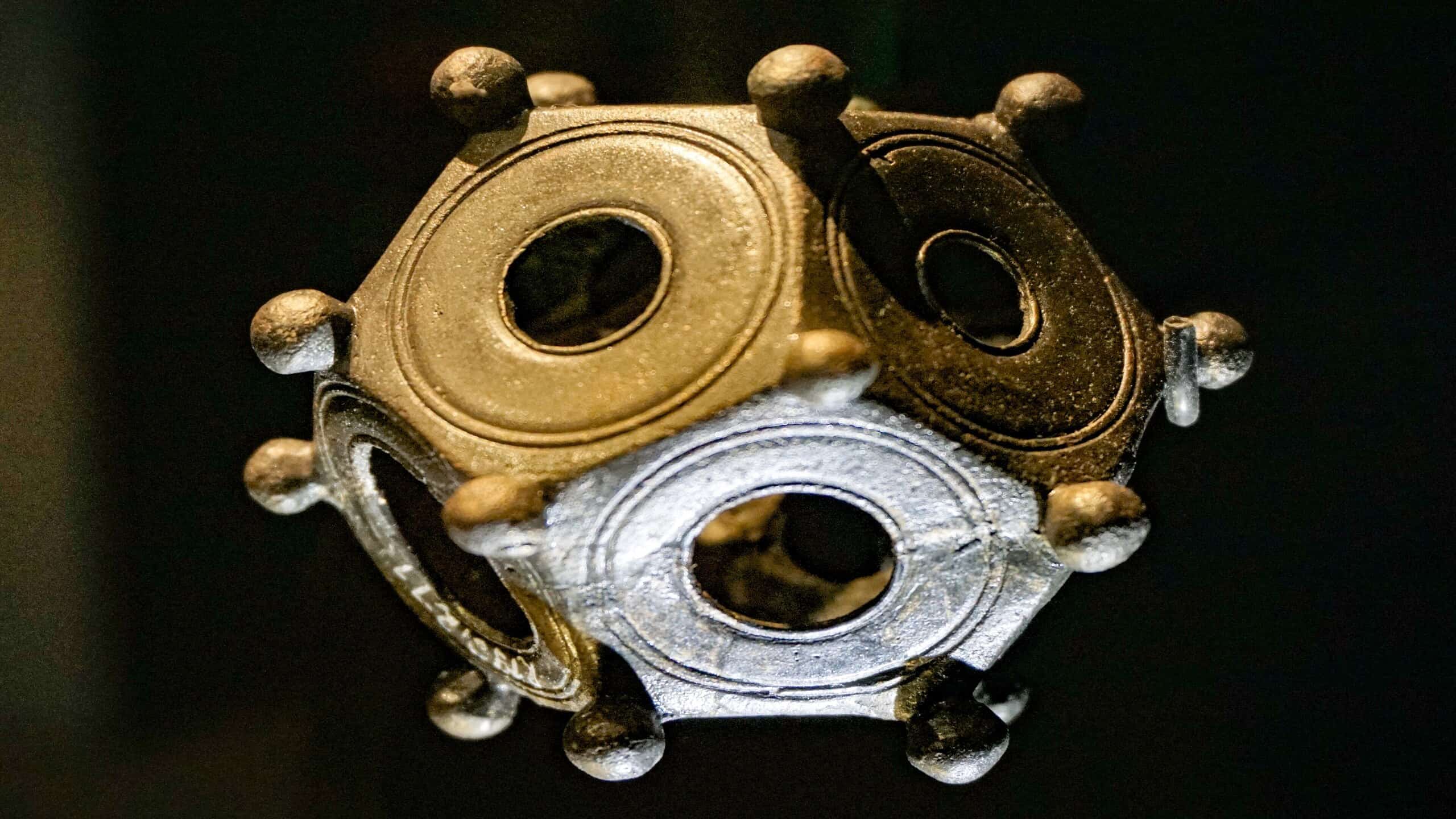Bronze Roman Dodecahedra
