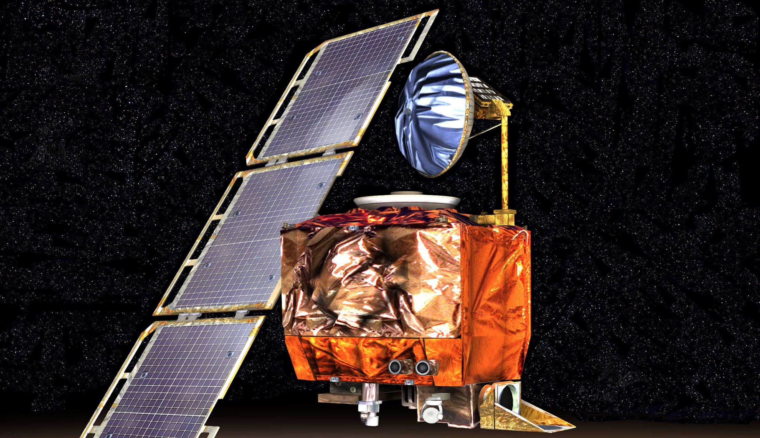 Artist's rendering of the Mars Climate Orbiter