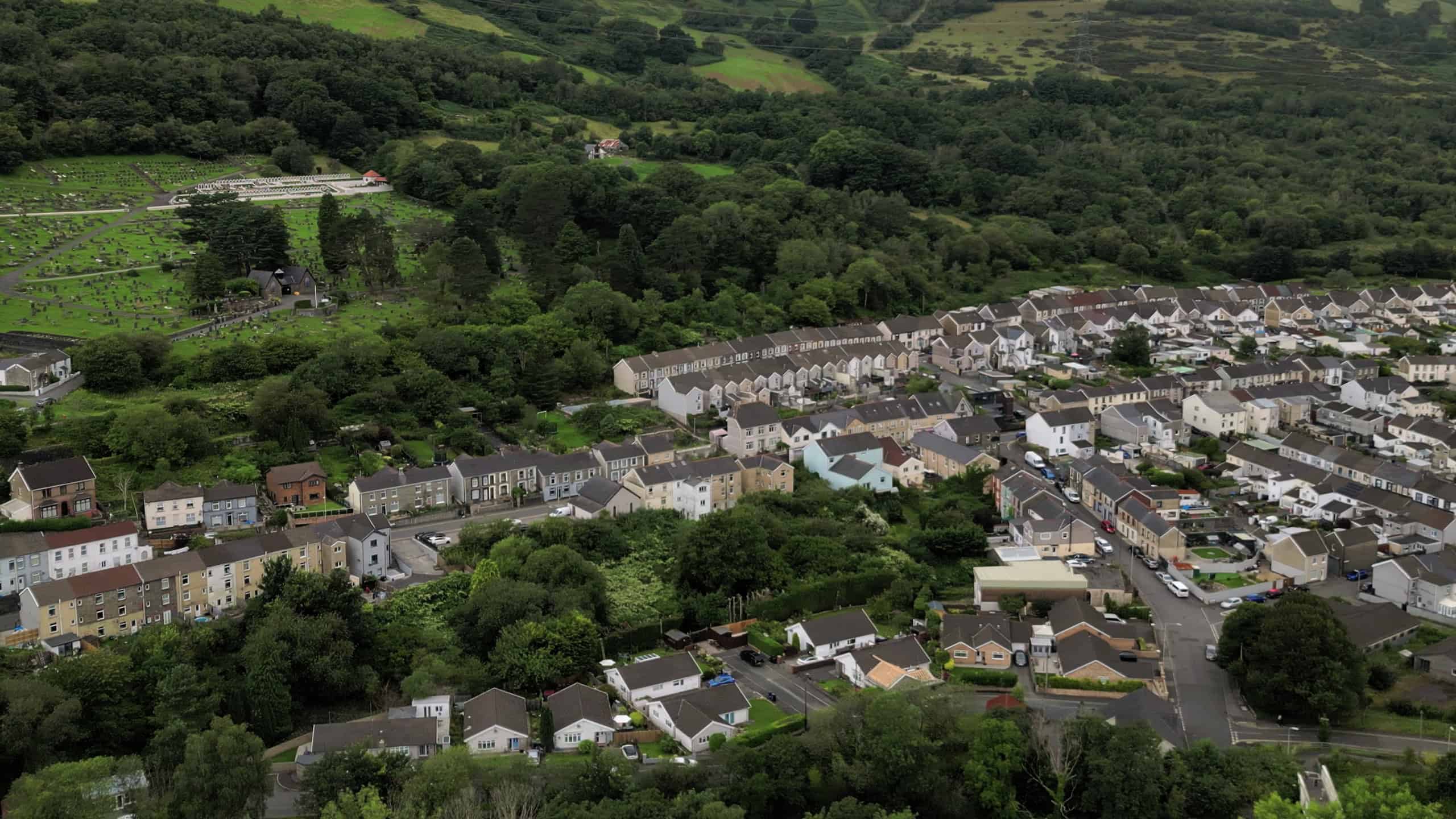 Mynwent Aberfan Cemetery, Wales