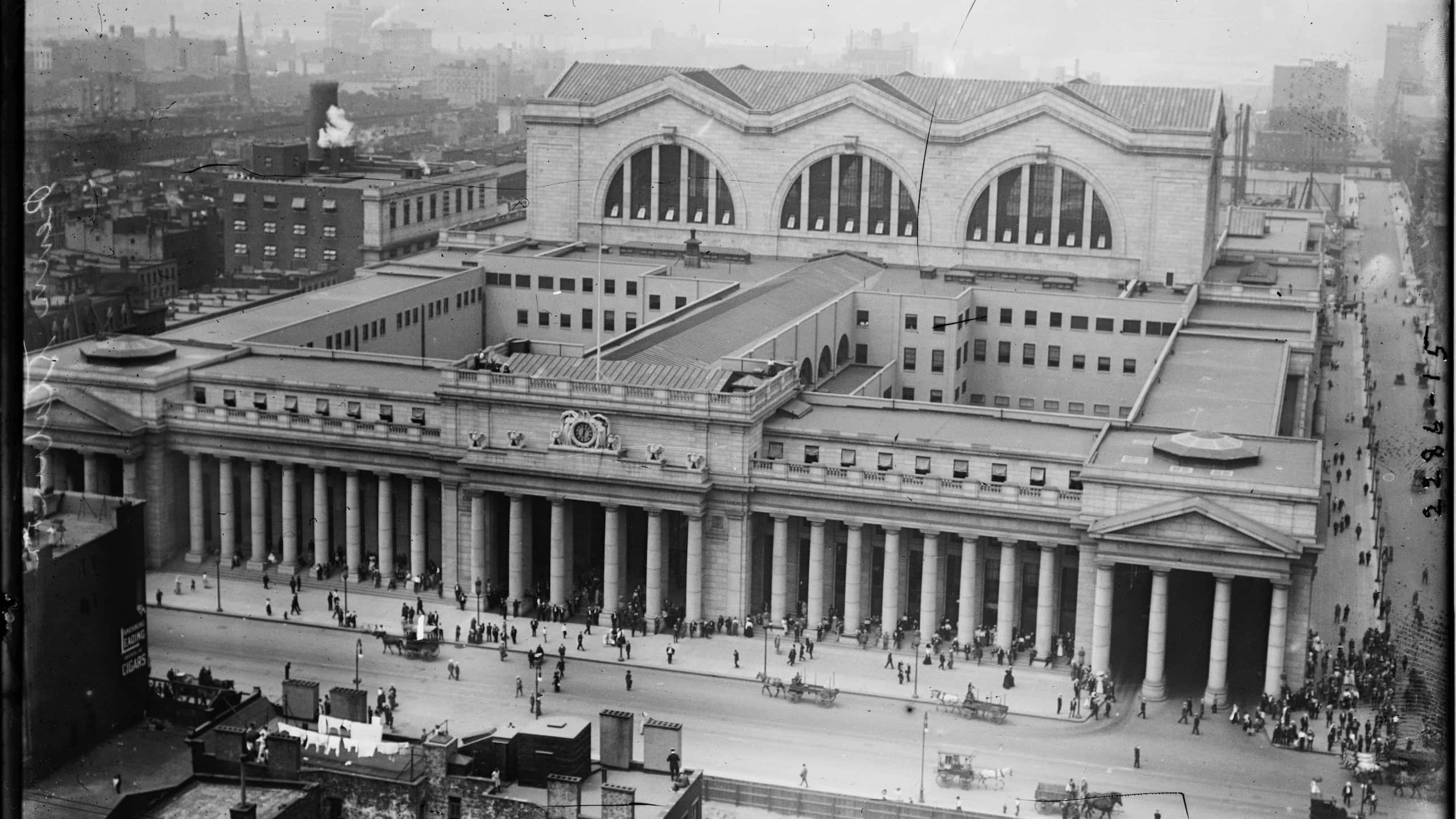 Penn. RR Station from Gimbel's N.Y.