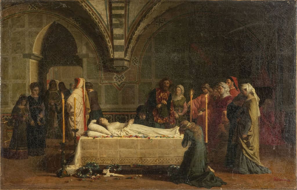 Dante Alighieri and Beatrice Portinari