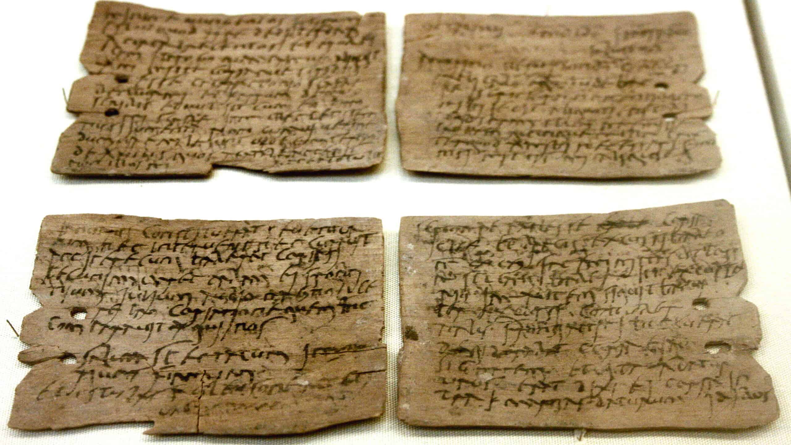 Roman writing tablet- Vindolanda Tablets