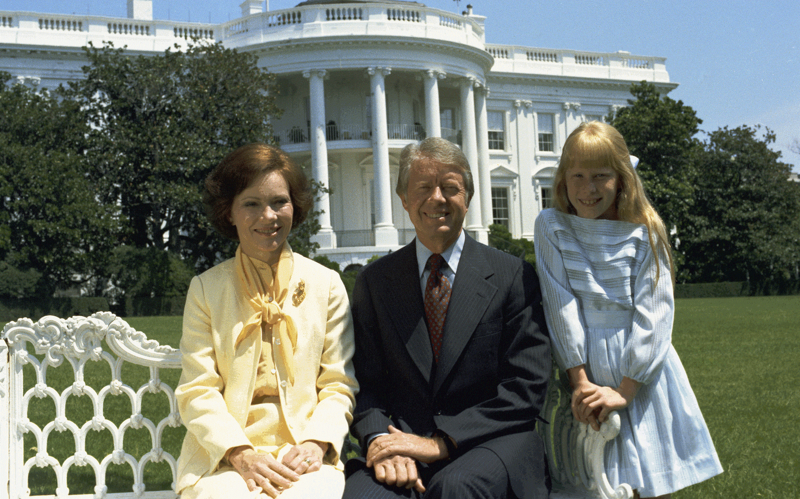 Rosalynn, Jimmy, and Amy Carter
