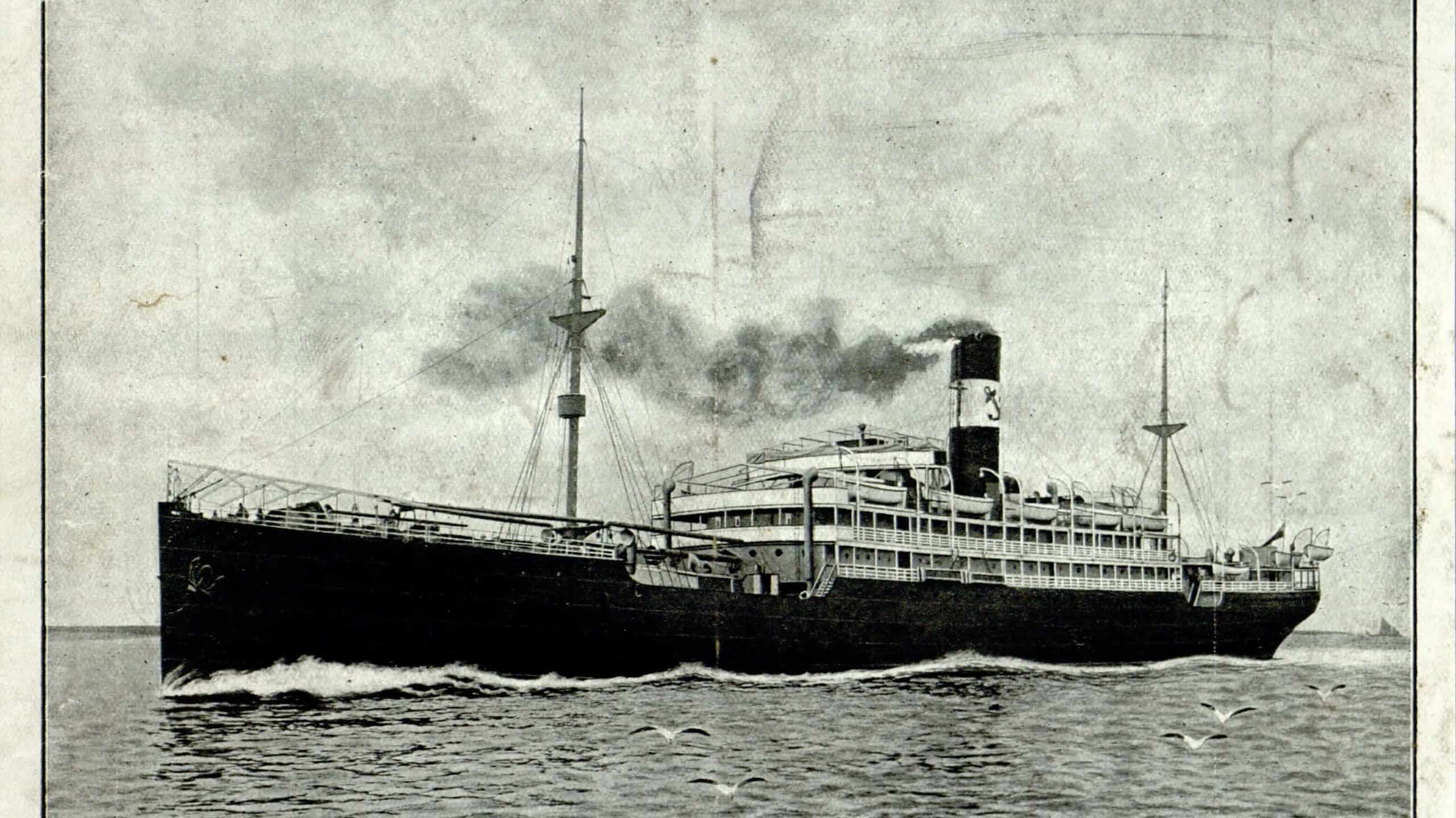 SS. Waratah at Sea