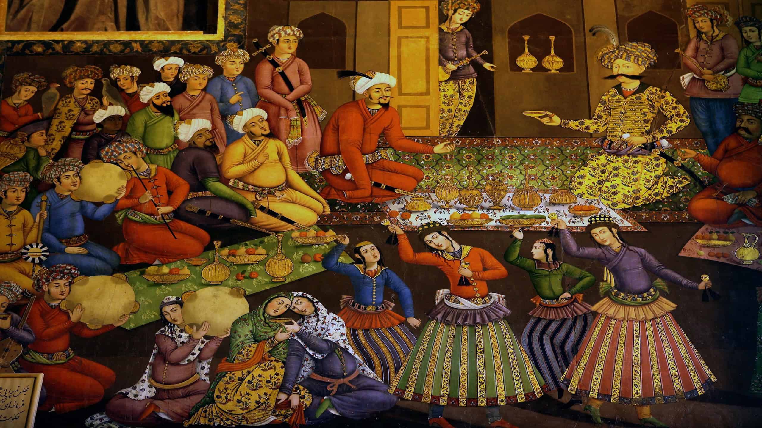 Shah Abbas I and Vali Muhammad Khan
