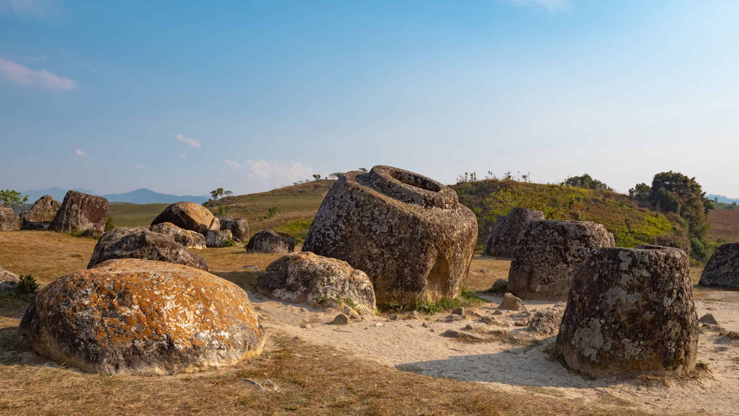 Plain of Jars in northern Laos