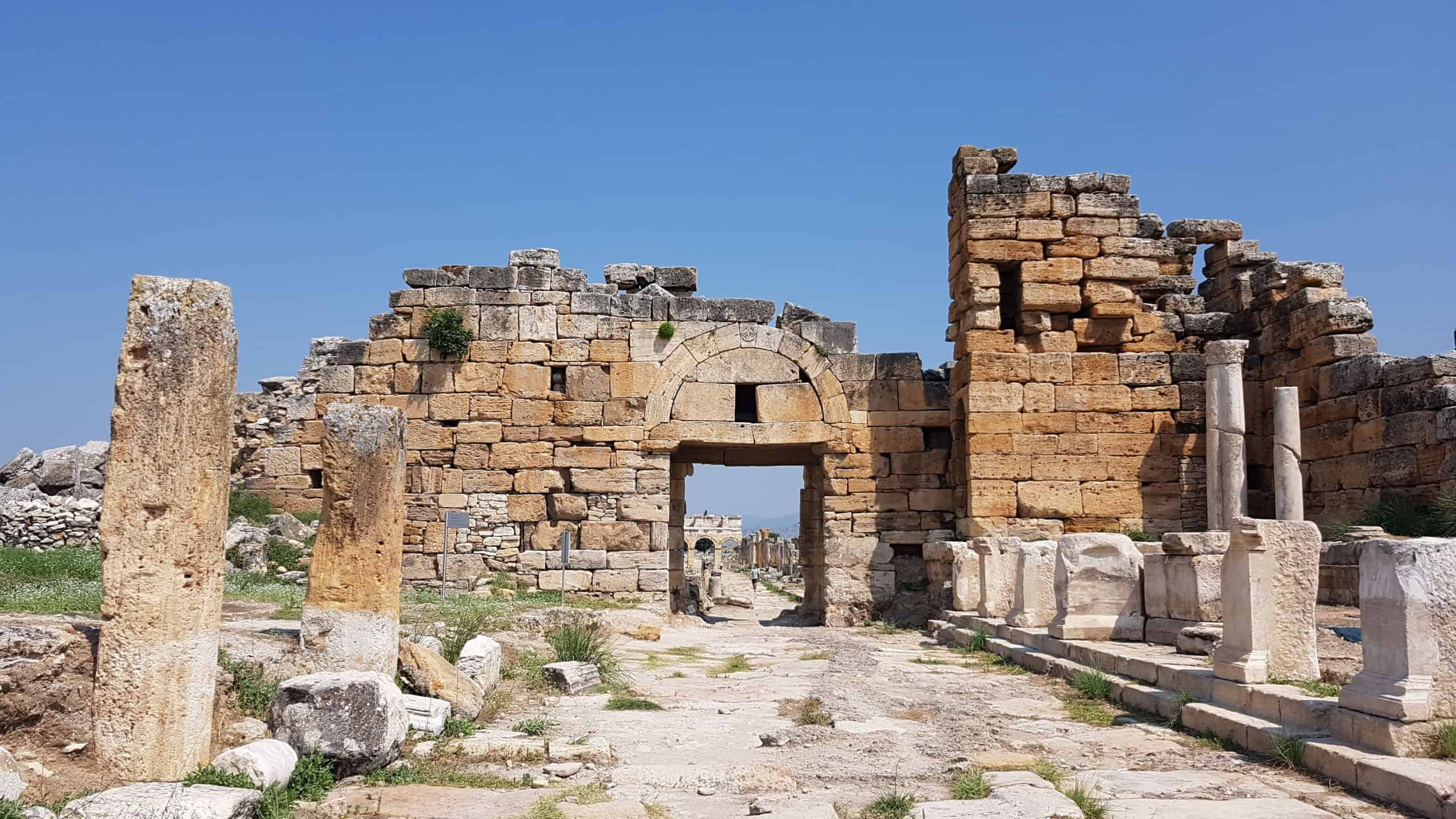 Hierapolis and Pamukkale, world heritage site in Turkey