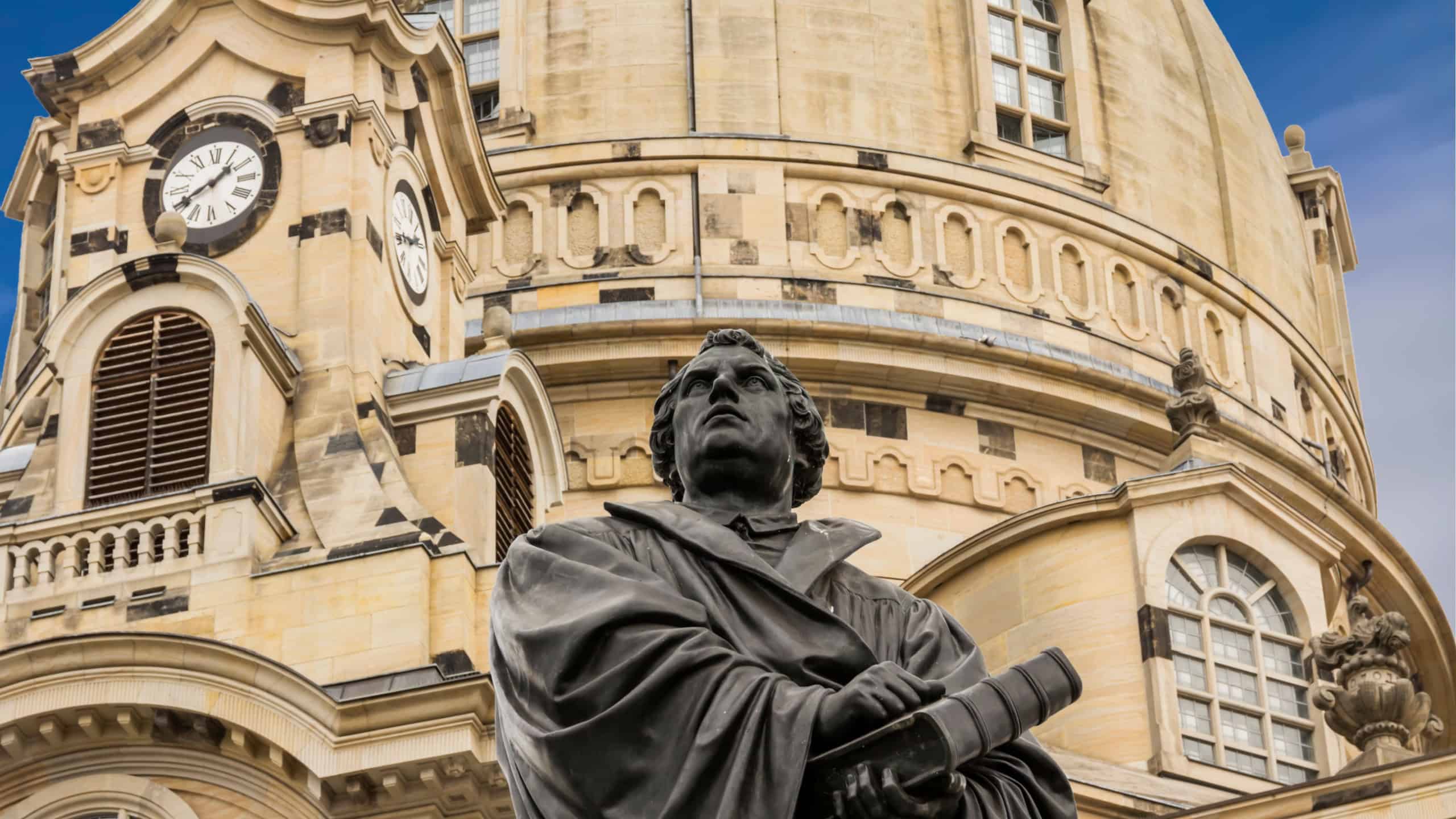 Martin Luther monument in Dresden