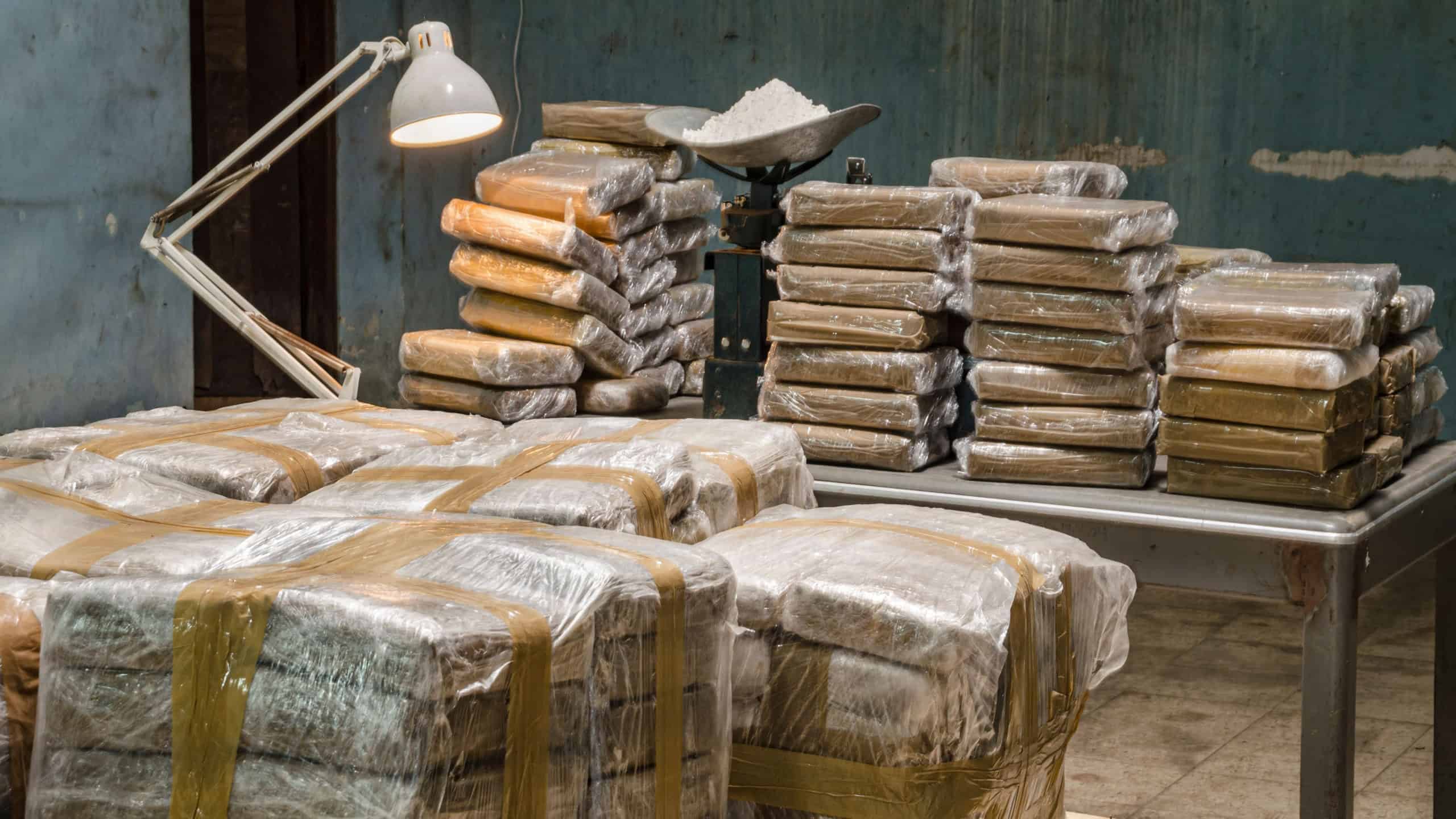 Cocaine warehouseIllegal drug production