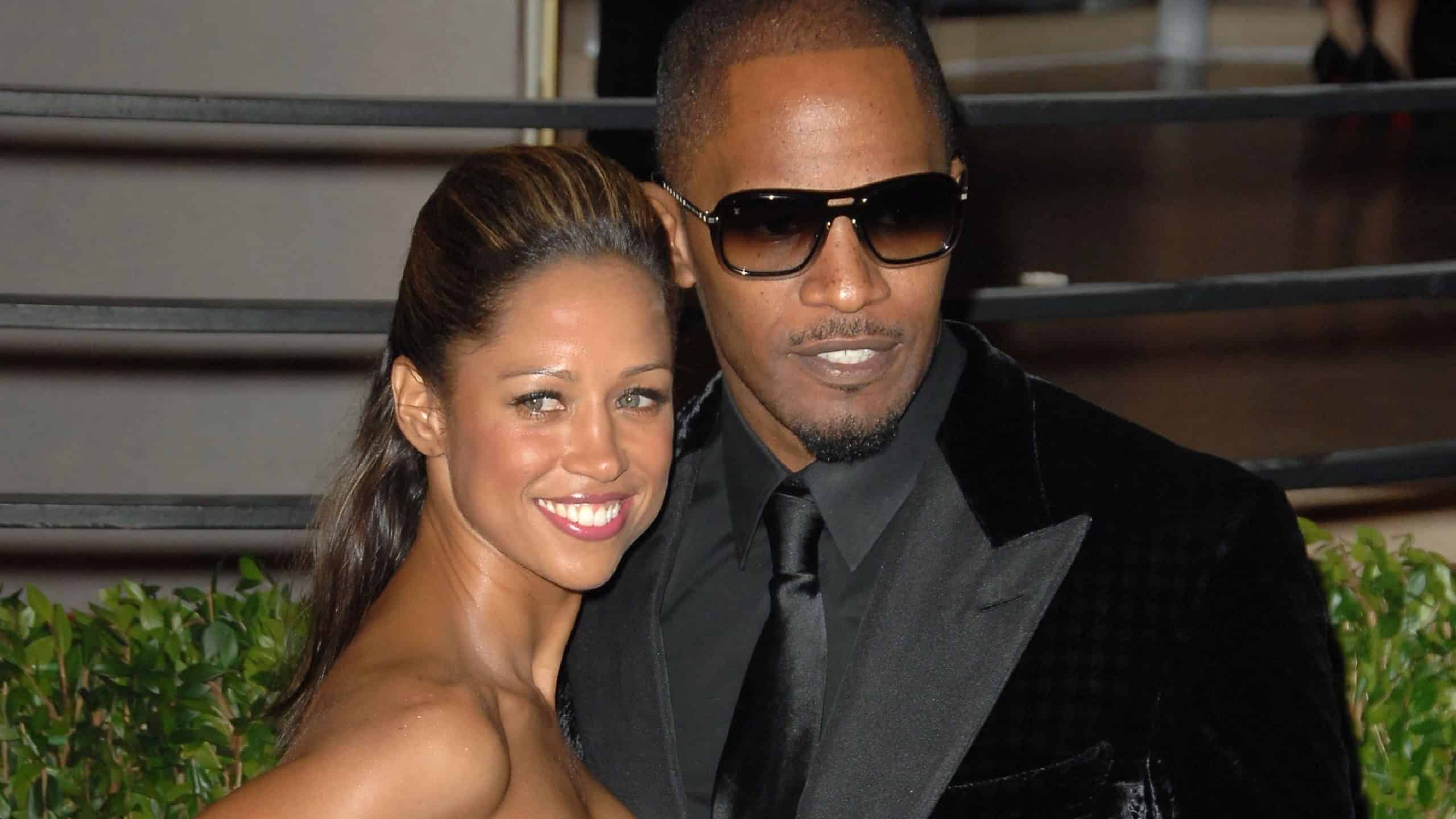 Stacey Dash, Jamie Foxx at VANITY FAIR Oscar Party, Sunset Tower Hotel, Los Angeles, CA March 7, 2010