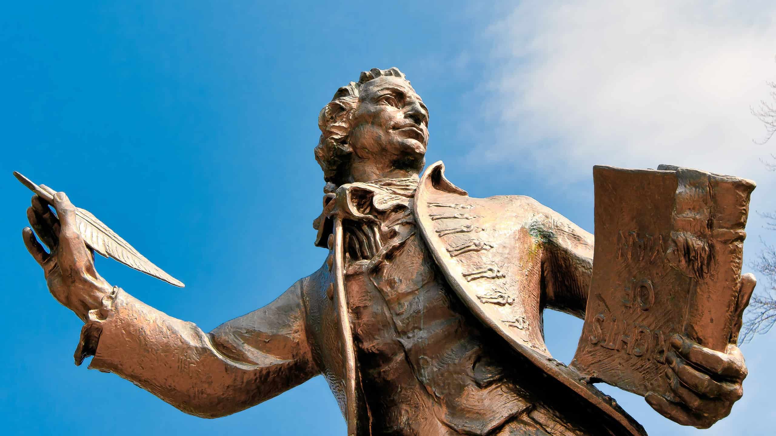Statue of Thomas Paine author of Rights of Man