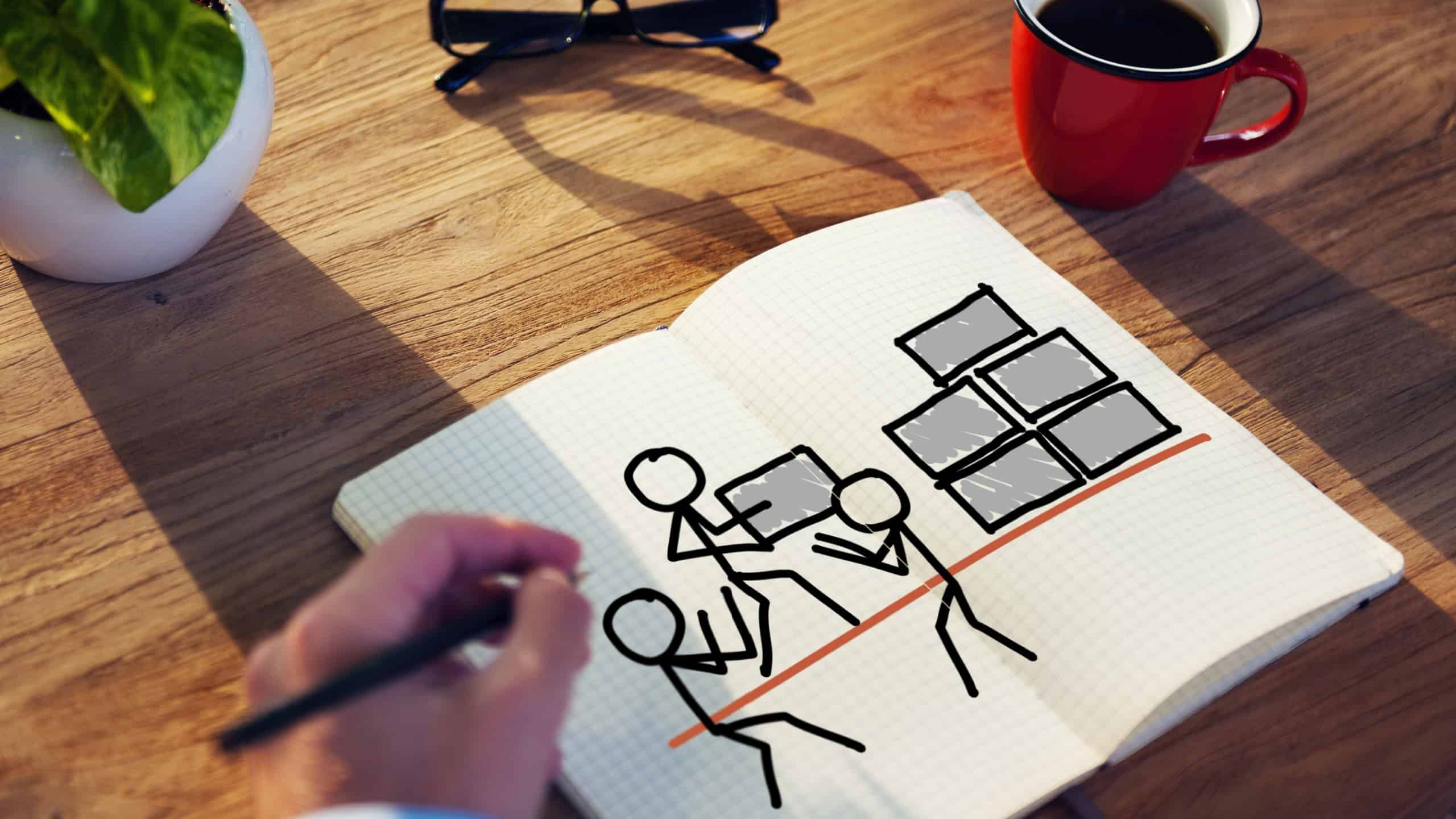 Businessman Brainstorming About Teamwork