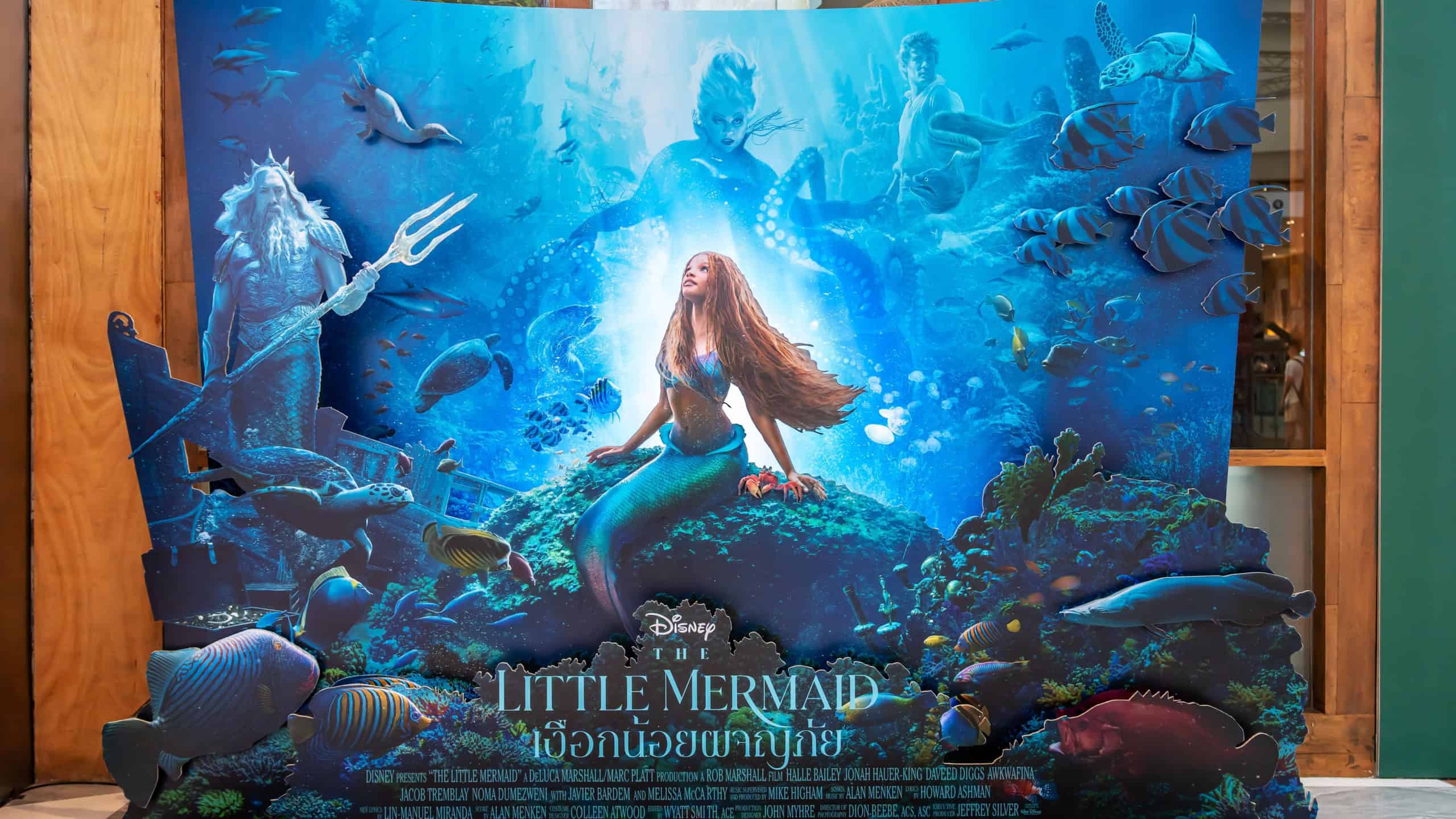 The Little Mermaid Display at the cinema