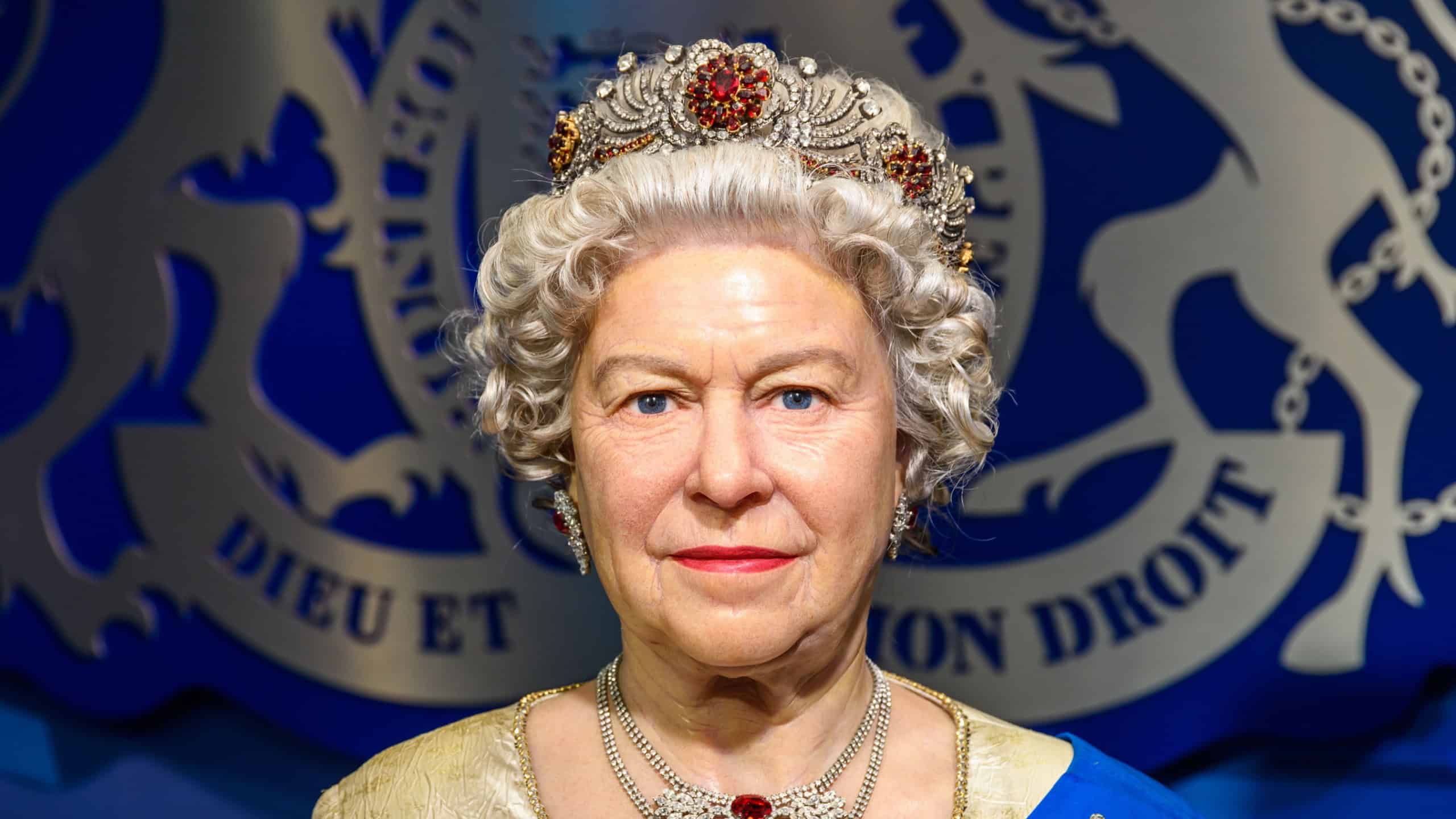 Queen Elizabeth II Figurine At Madame Tussauds Wax Museum.
