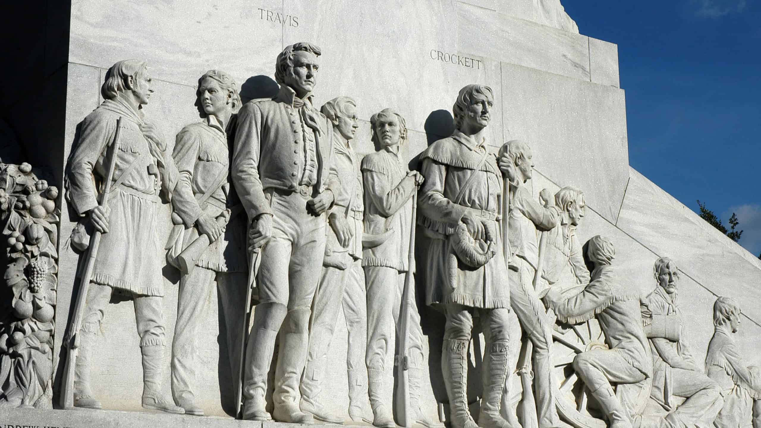 Memorial at the Alamo in San Antonio, Texas