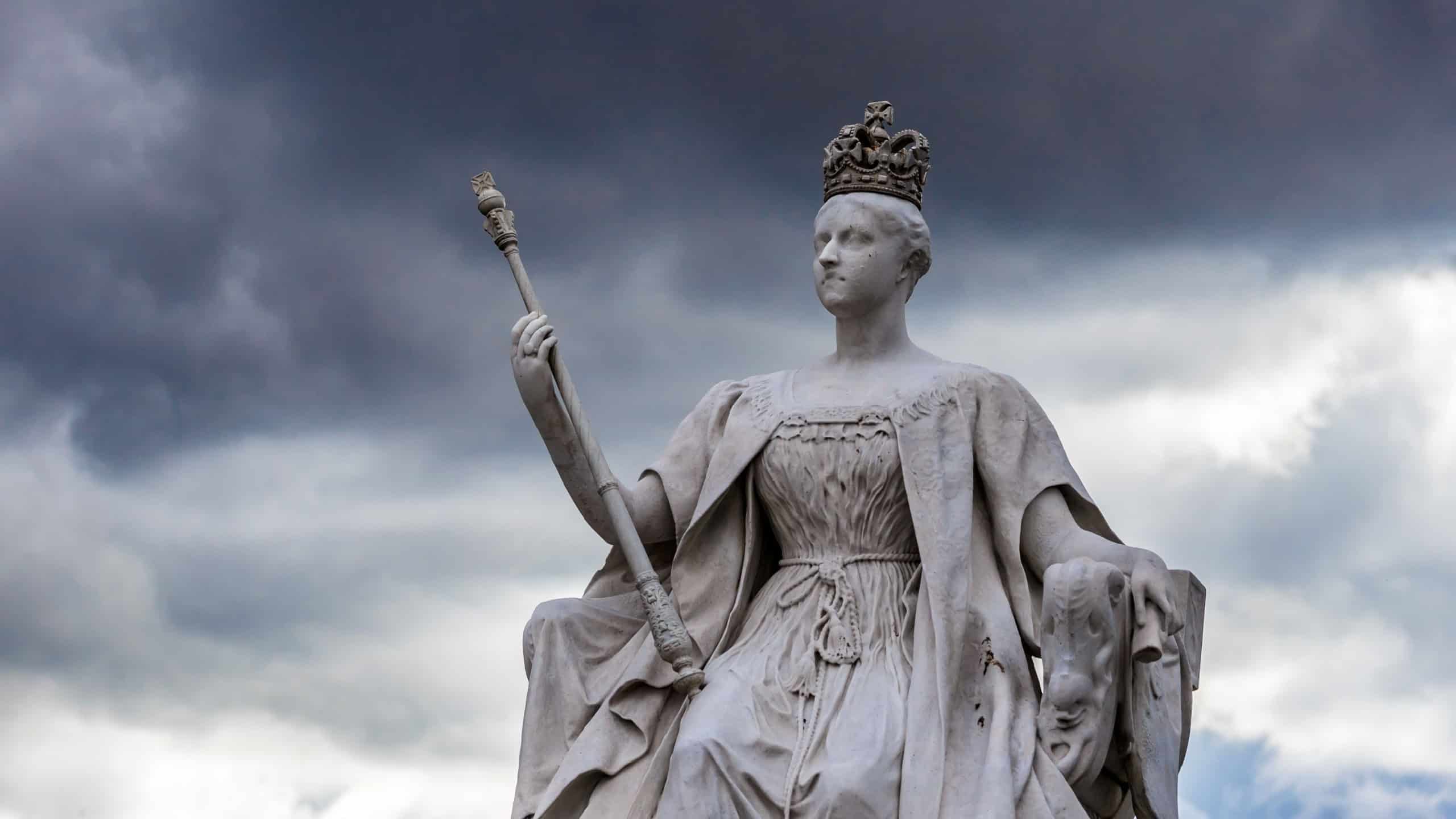 Queen Victoria monument near Kensington Palace