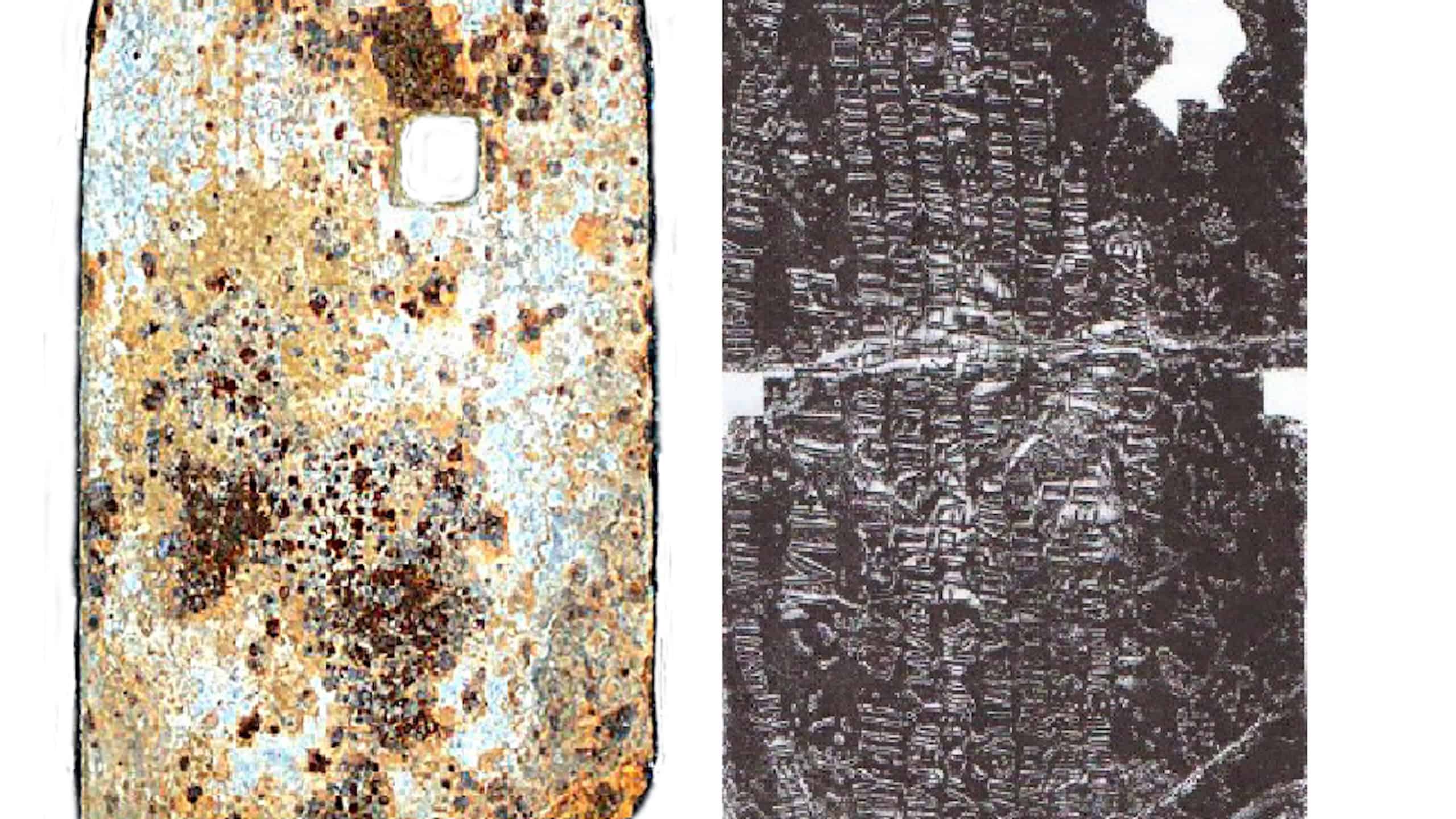 The Hammering Plate used to Planish Sir Francis Drakes, Plate of Brass