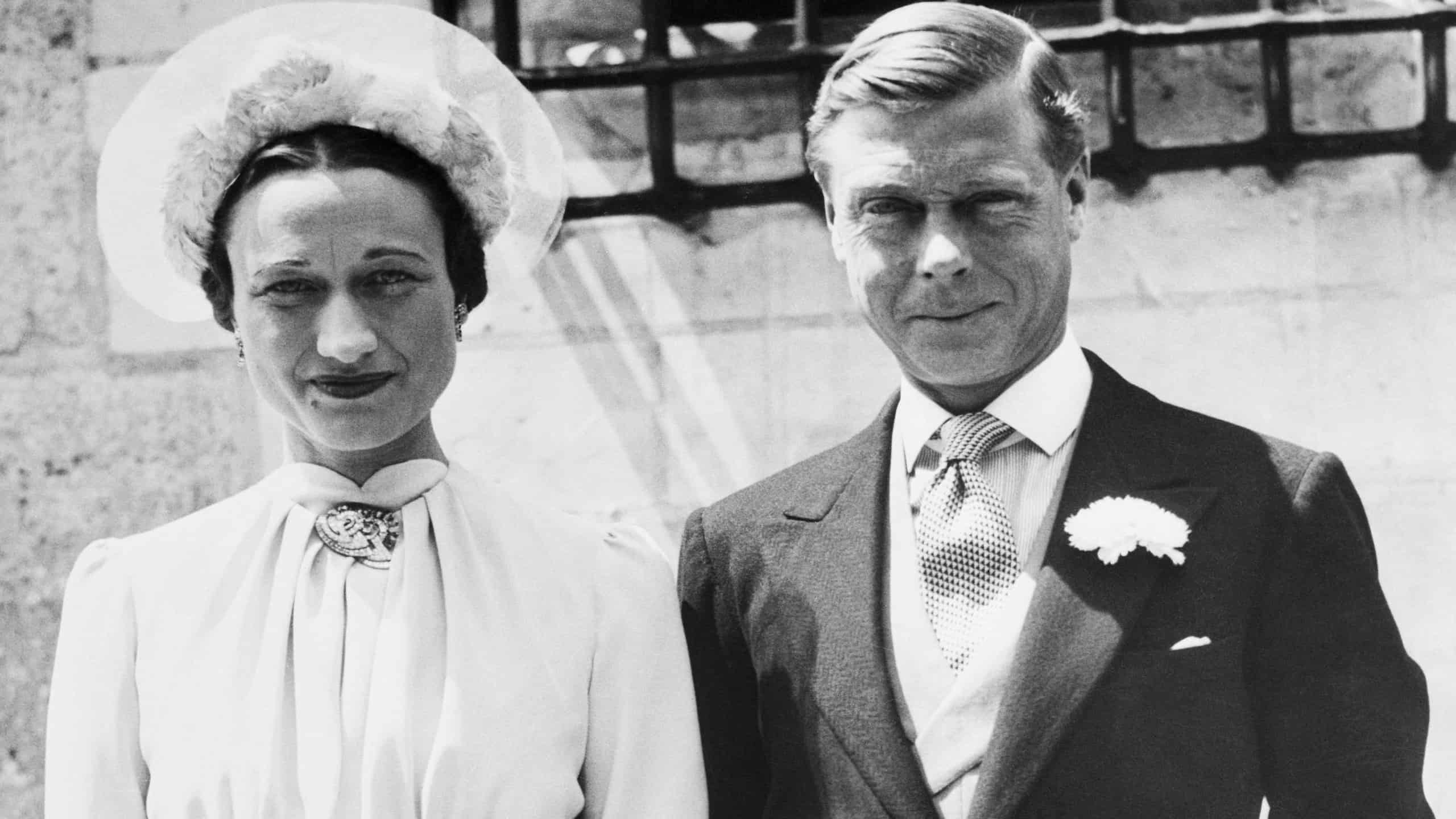 Wallis Simpson and Edward VIII wedding portrait